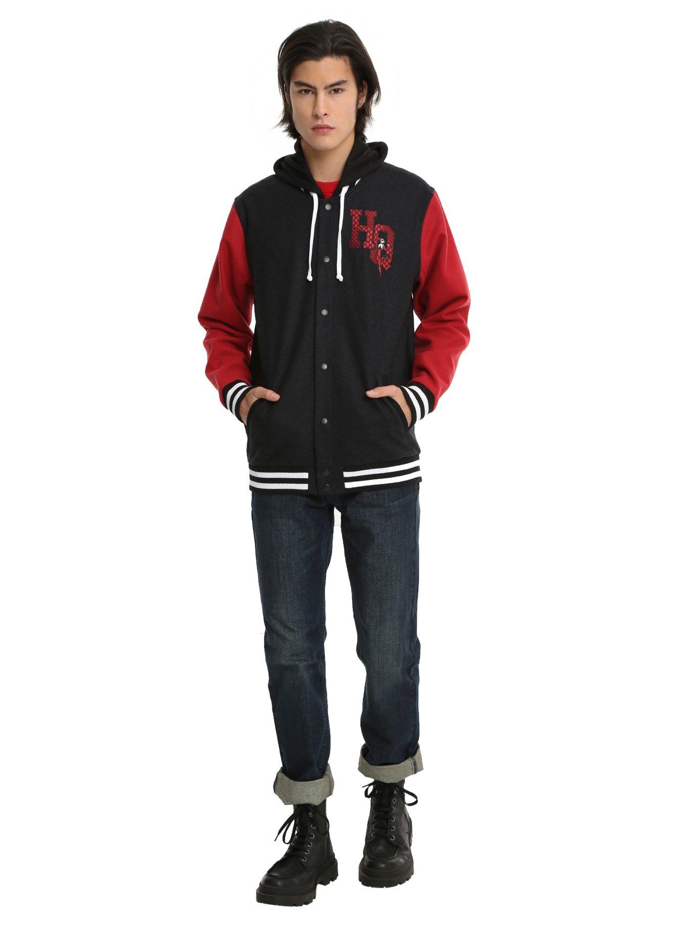 DC Comics Harley Quinn Varsity Jacket, , alternate