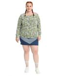 Disney Lilo & Stitch Alhoa Foliage Girls Sweatshirt Plus Size, , alternate