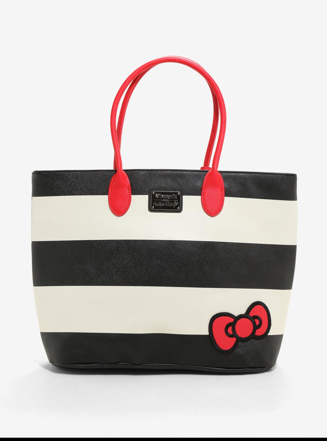 Loungefly Hello Kitty Striped Tote, , alternate
