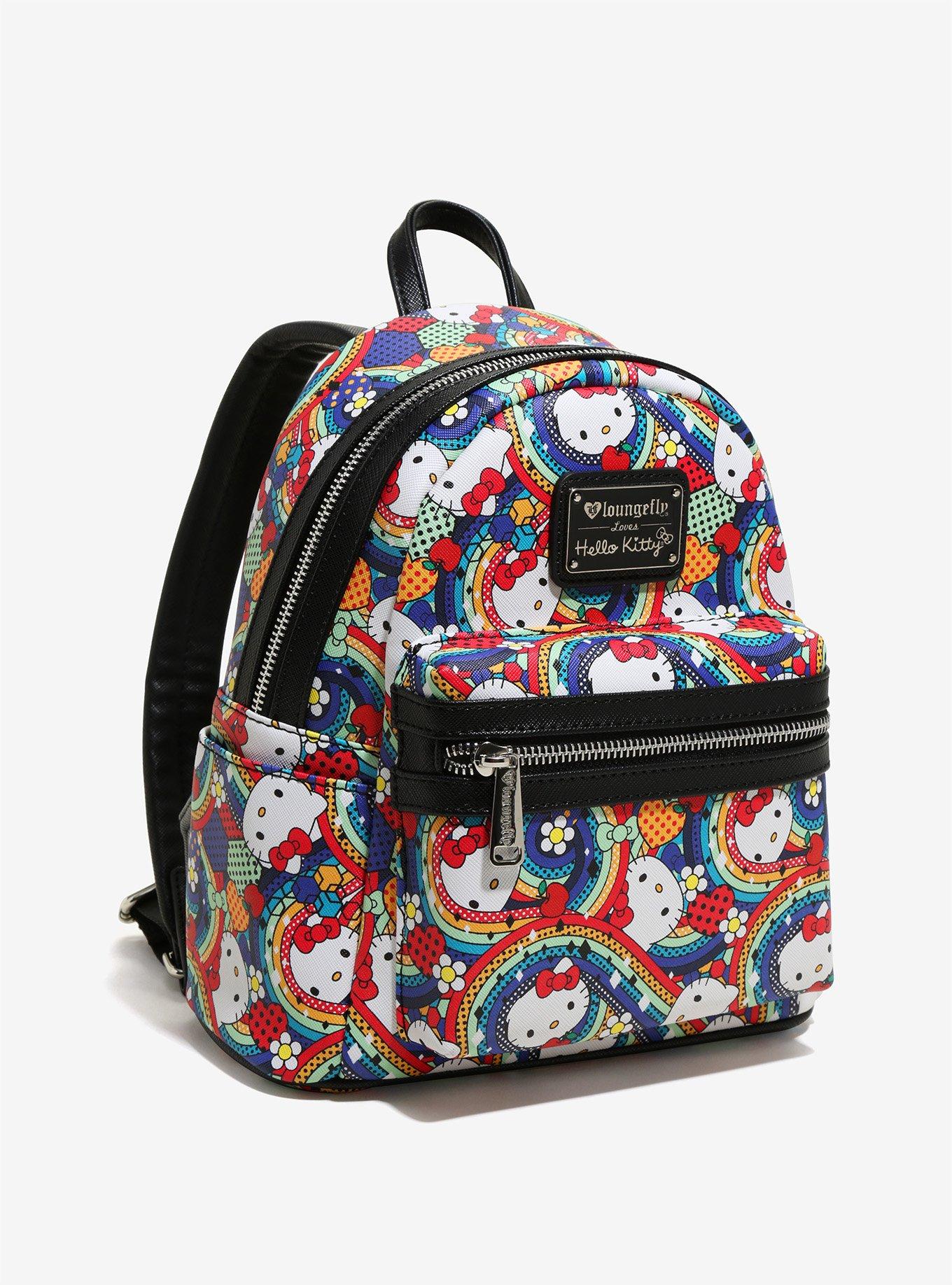 Loungefly Hello Kitty Rainbow Mini Backpack, , alternate