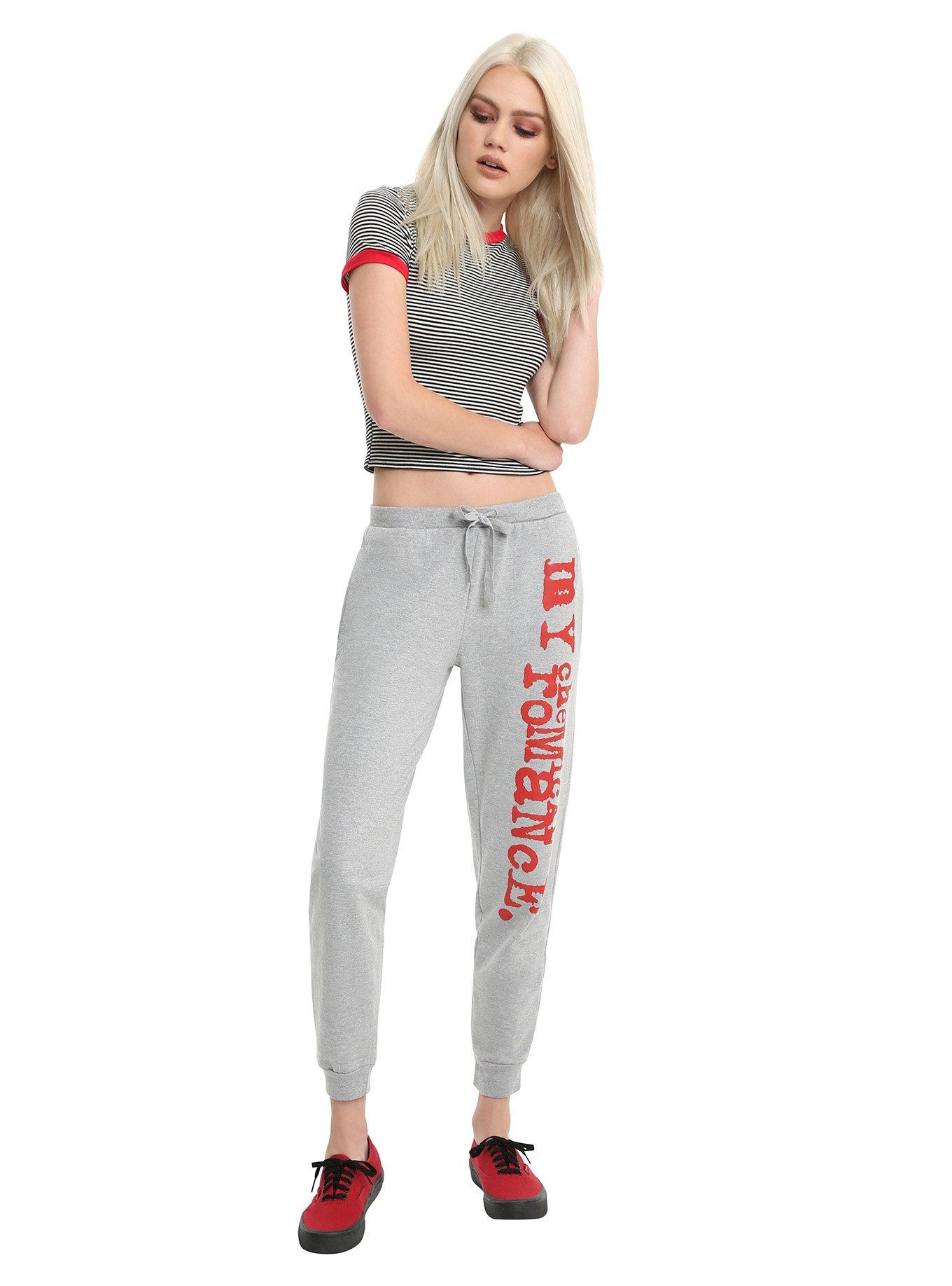 My Chemical Romance Logo Girls Jogger Pants, , alternate