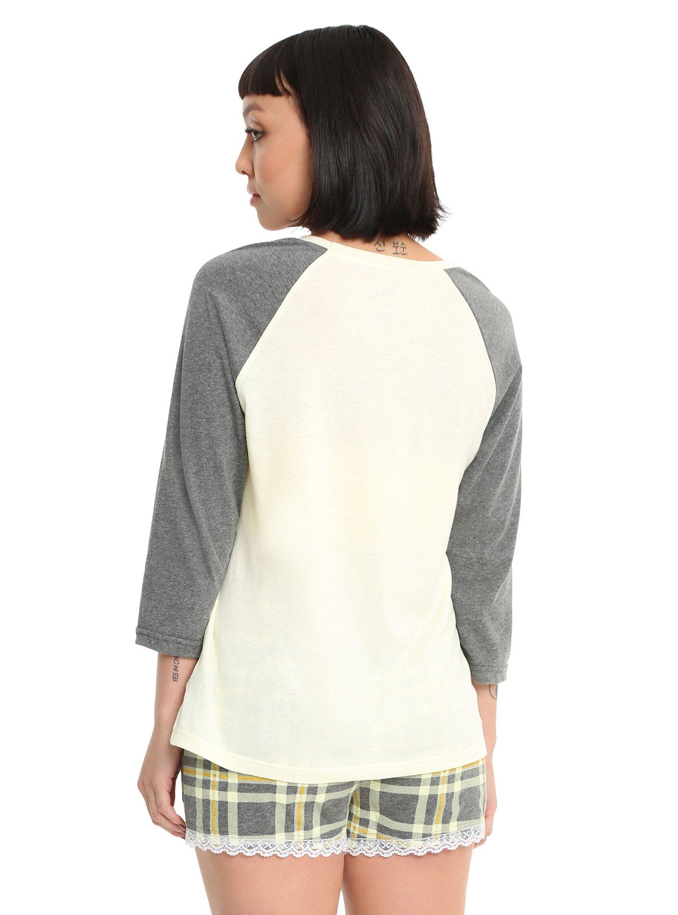 Disney Beauty And The Beast Plaid Girls Sleep Set, , alternate