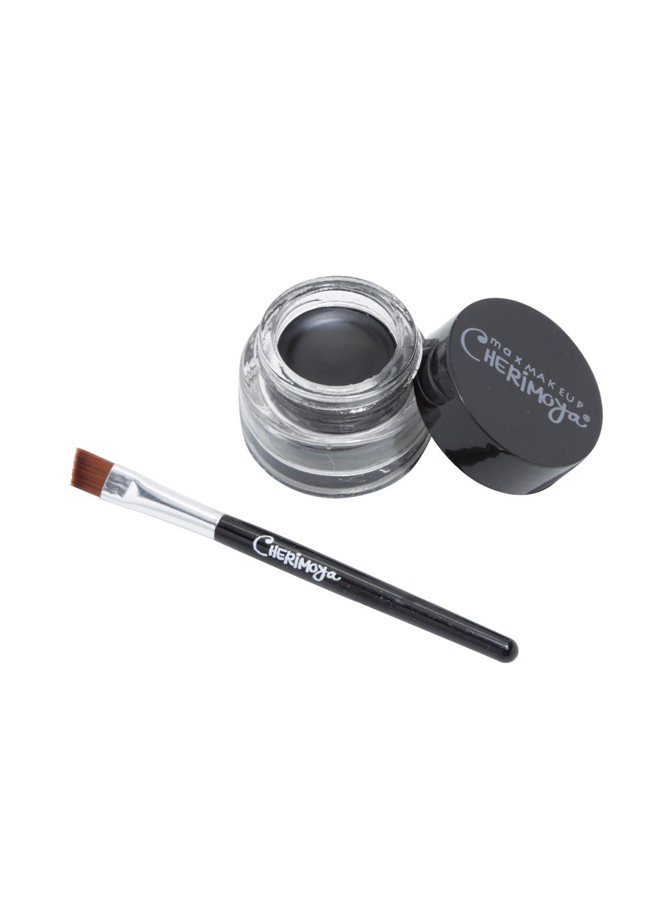 Max Makeup Cherimoya Black Waterproof Creamy Gel Eyeliner Set, , alternate