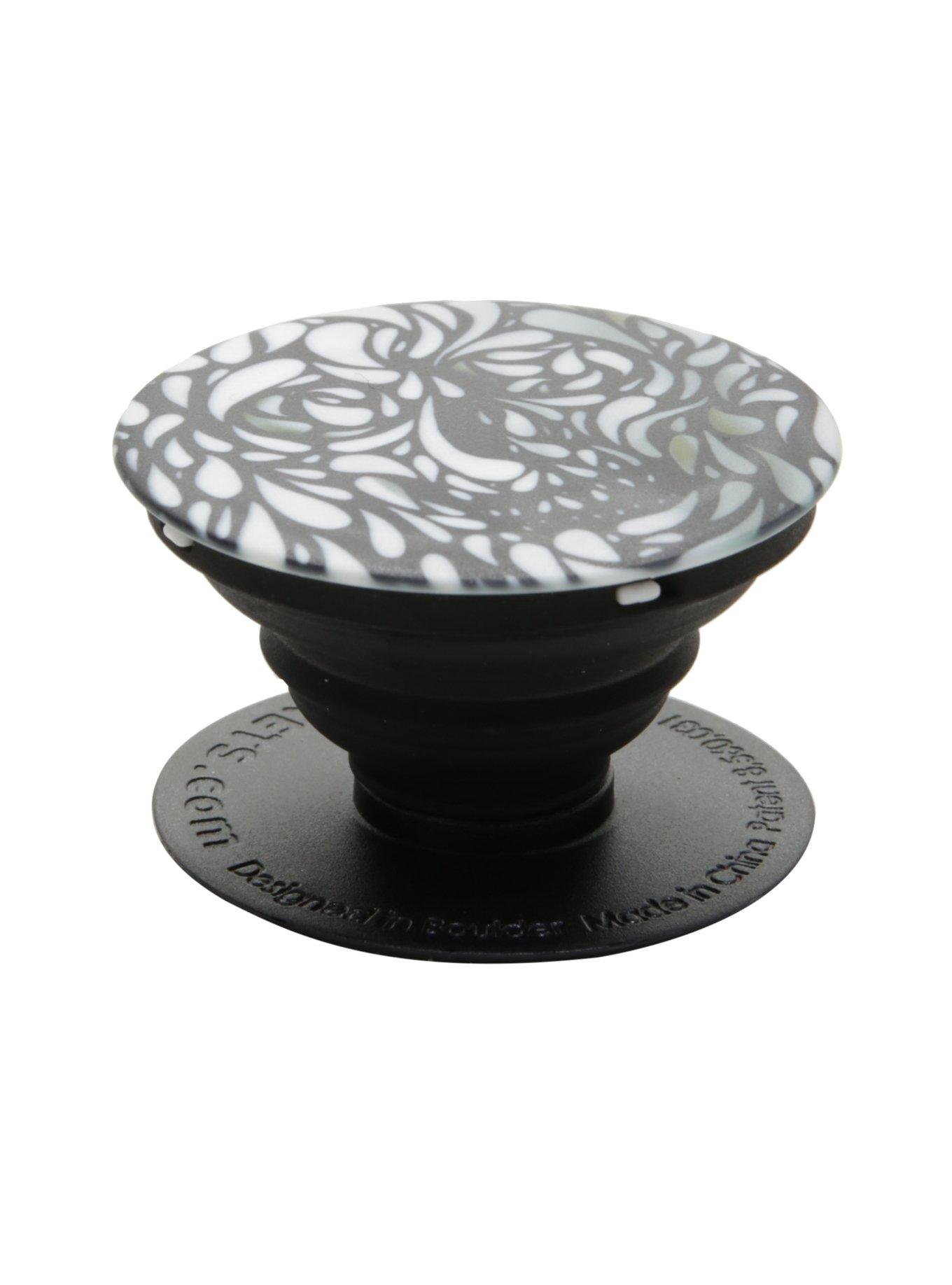 PopSockets Skullflower Phone Grip And Stand, , alternate
