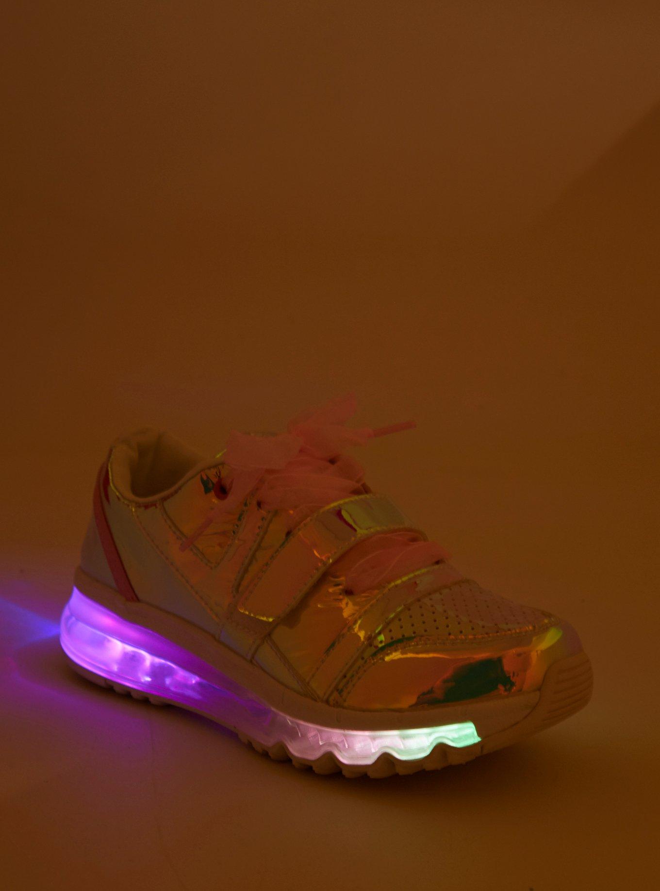 YRU Hologram Light Up Sneakers, , alternate