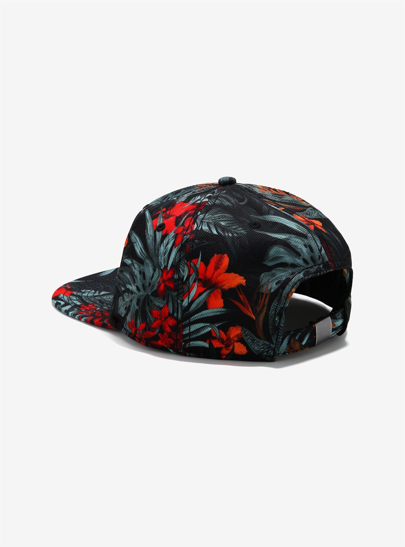 DC Comics Batman Hawaiian Snapback Hat, , alternate