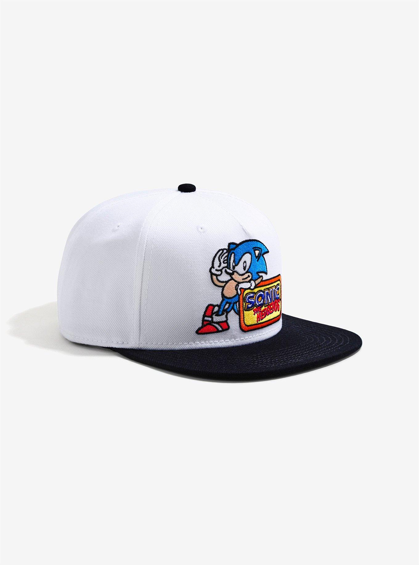 Sonic The Hedgehog Retro Logo Snapback Hat - BoxLunch Exclusive, , alternate