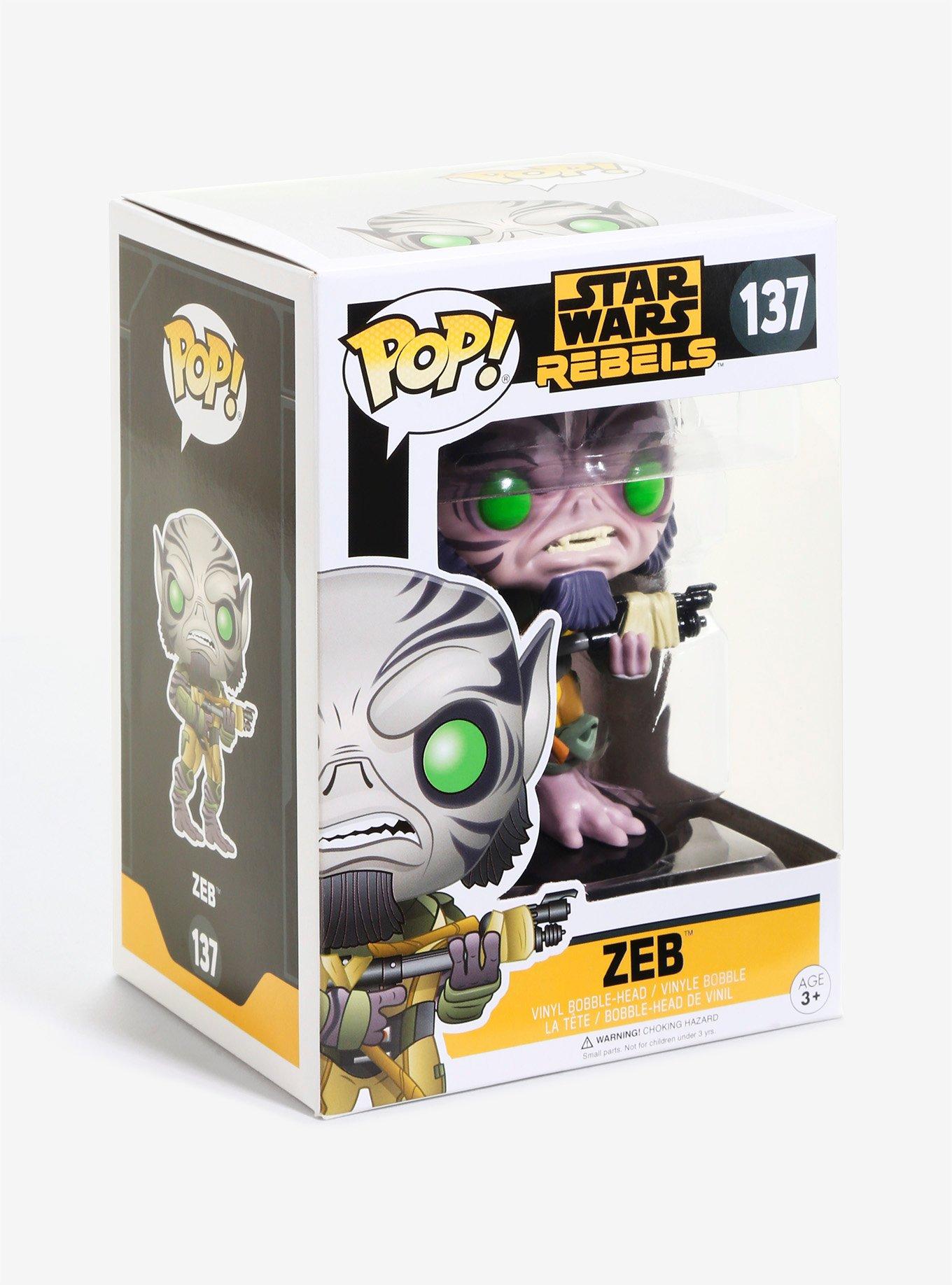 Funko Star Wars Rebels Pop! Zeb Vinyl Bobble-Head, , alternate