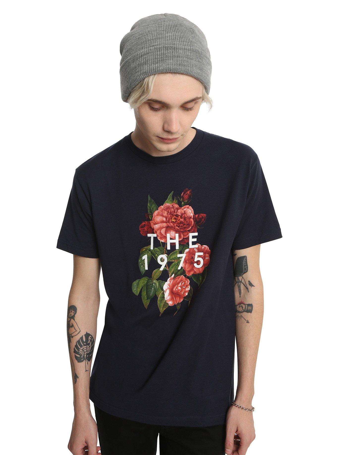 The 1975 Floral Logo T-Shirt, , alternate