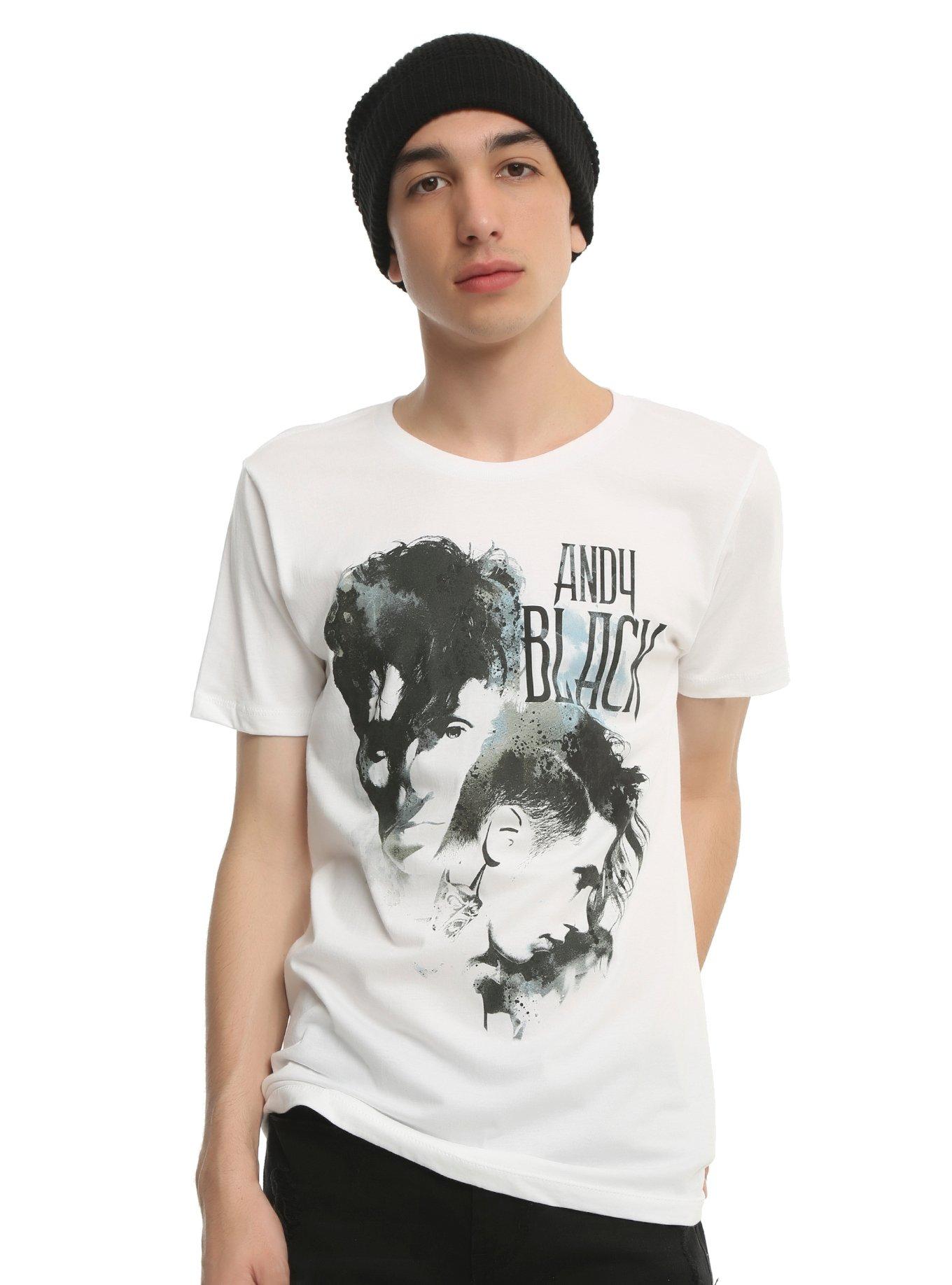 Andy Black Watercolor T-Shirt, , alternate