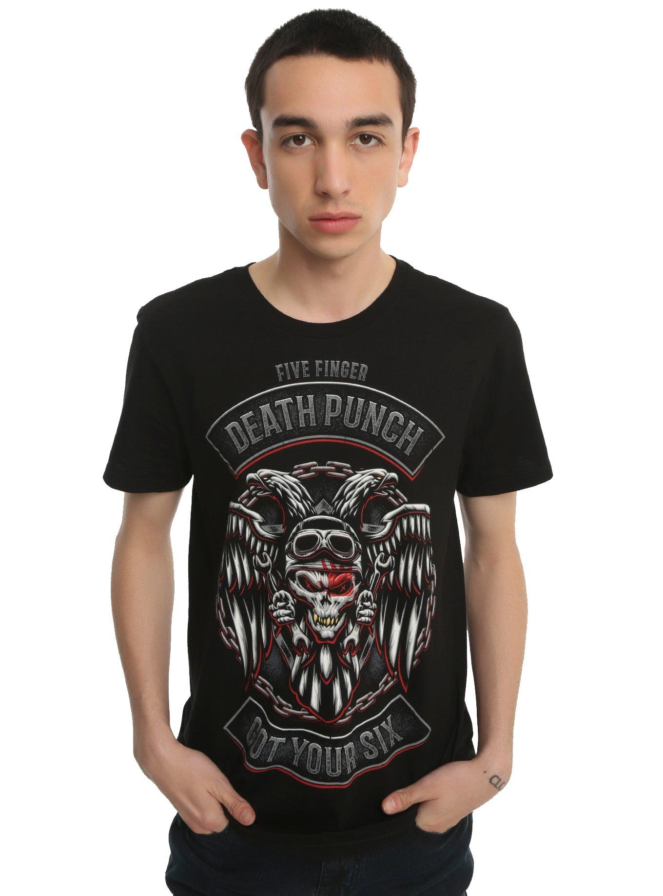 Five Finger Death Punch Got Your Six Club T-Shirt, , alternate