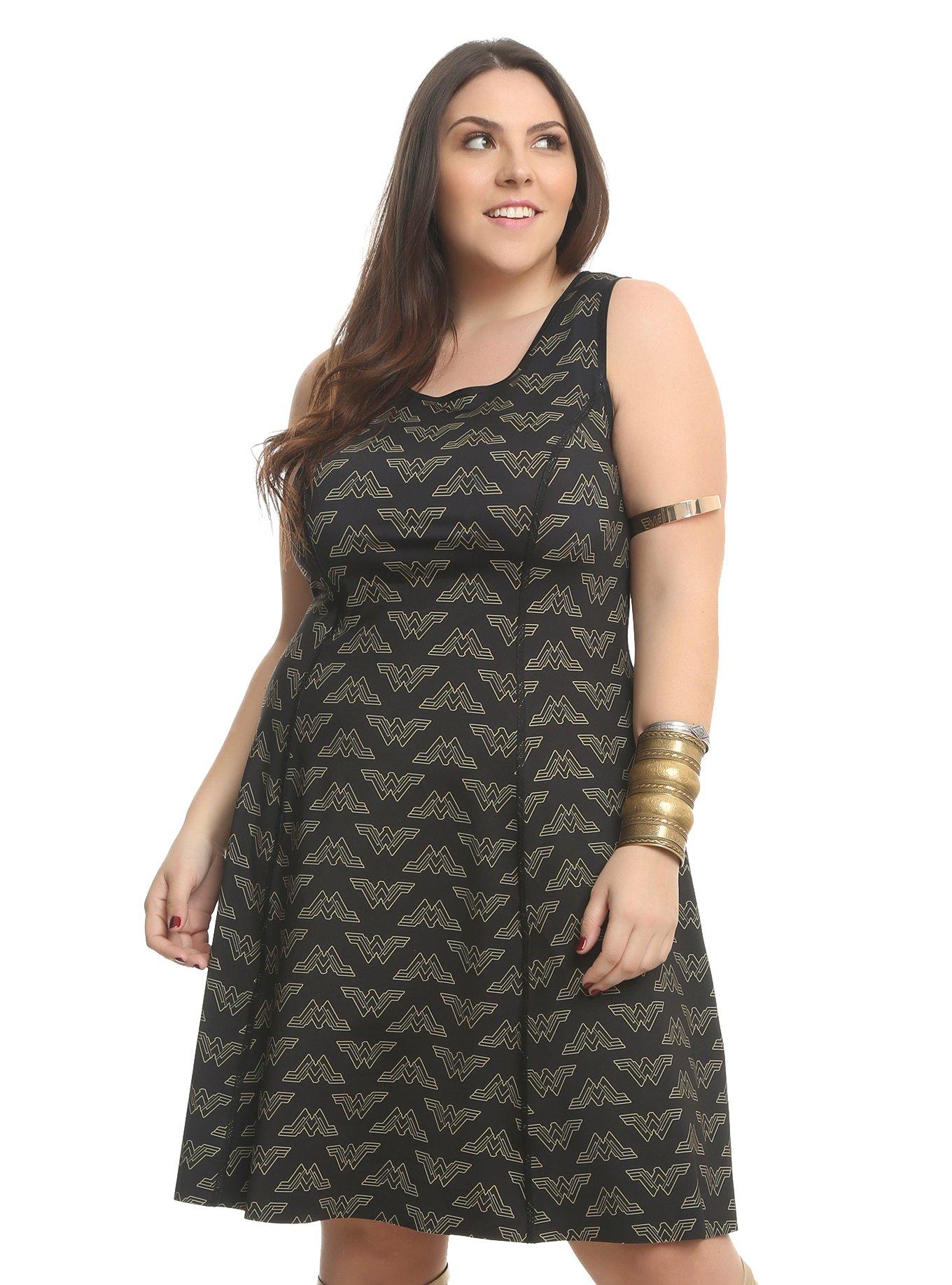 Her Universe DC Comics Wonder Woman Reversible Dress Plus Size, , alternate