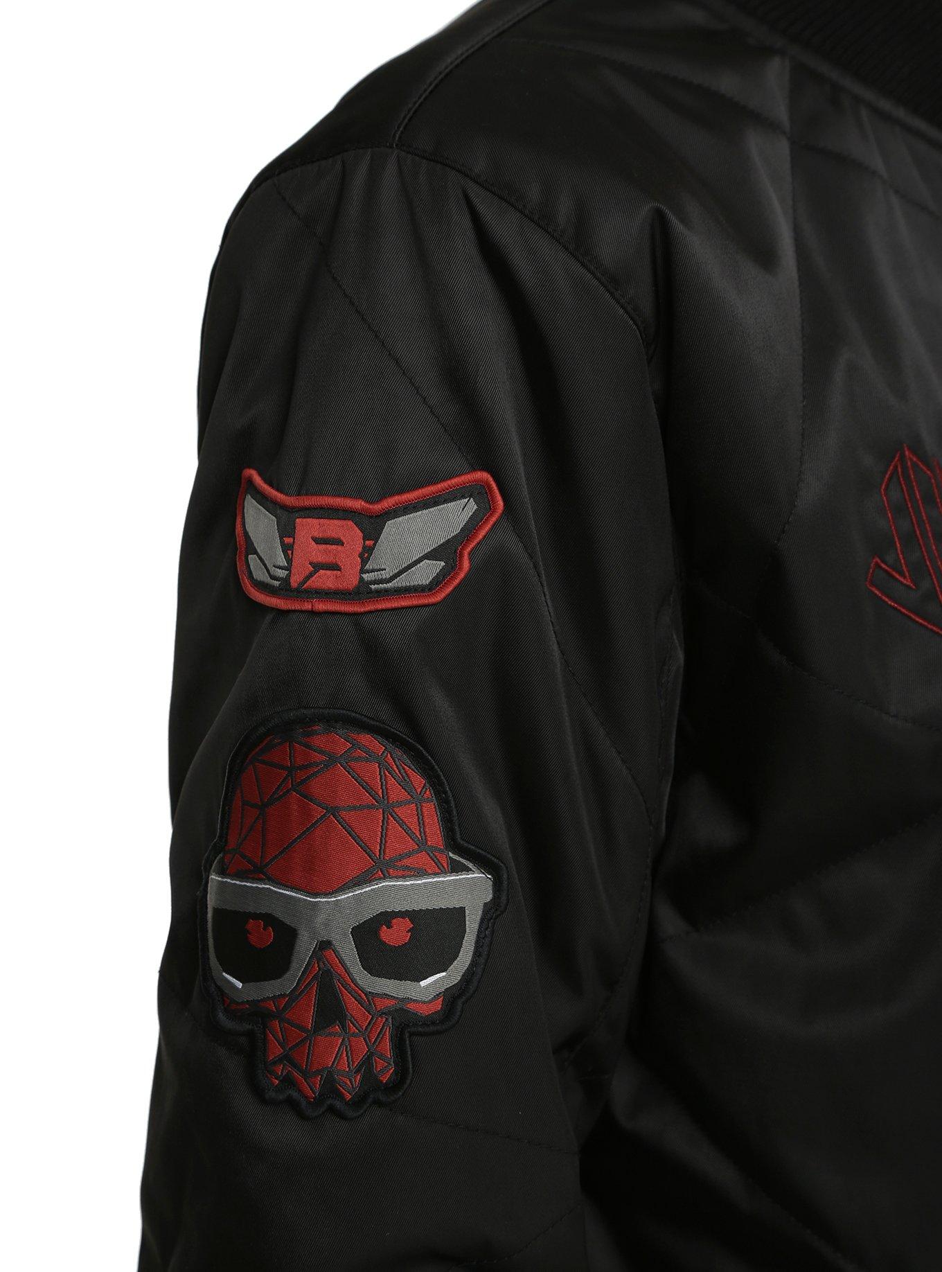 J!NX Skully Logo Bomber Jacket, , alternate