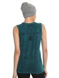 Harry Potter Slytherin Mineral Wash Girls Muscle Top, , alternate