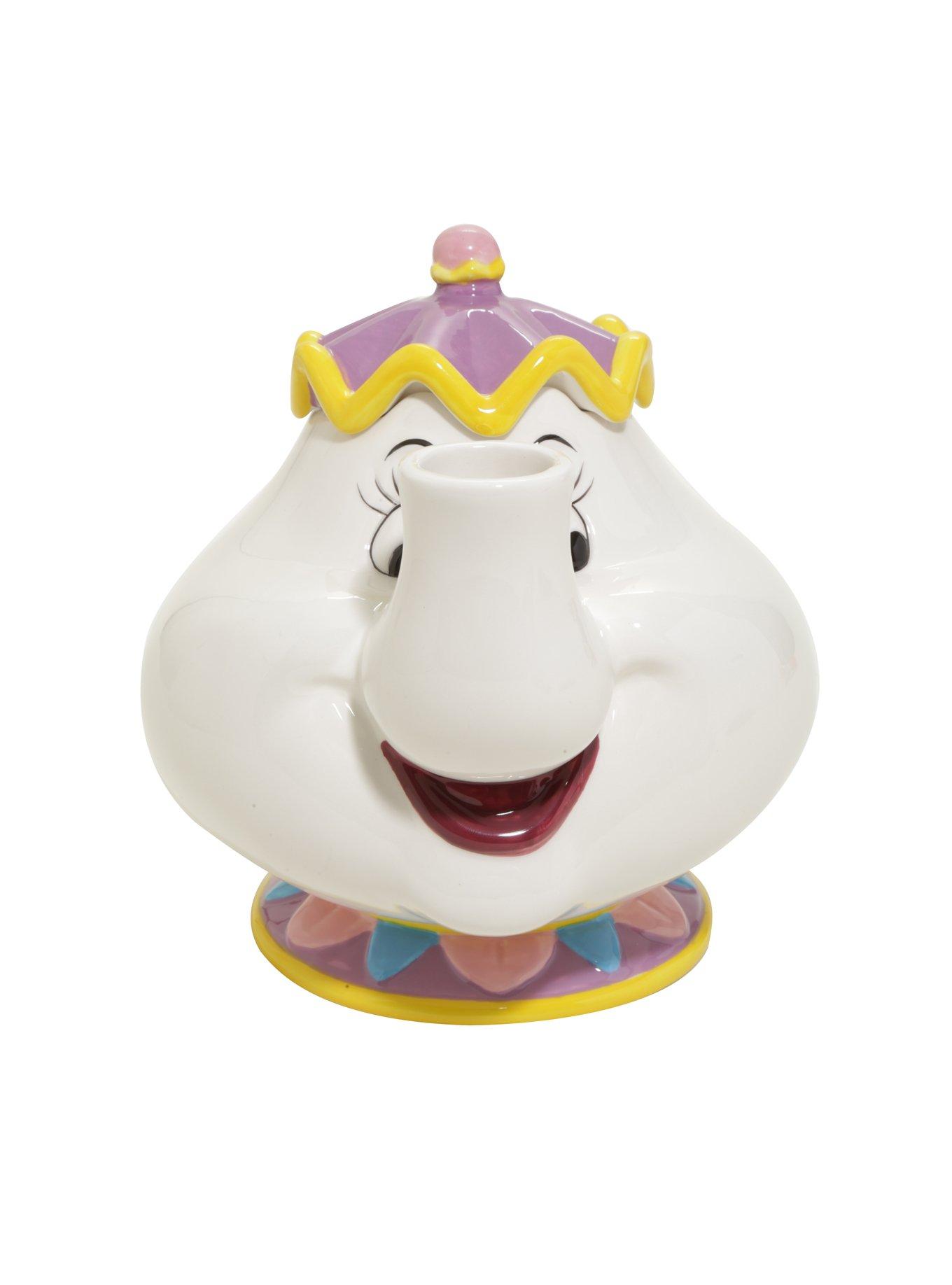 Disney Beauty And The Beast Mrs. Potts Ceramic Teapot, , alternate