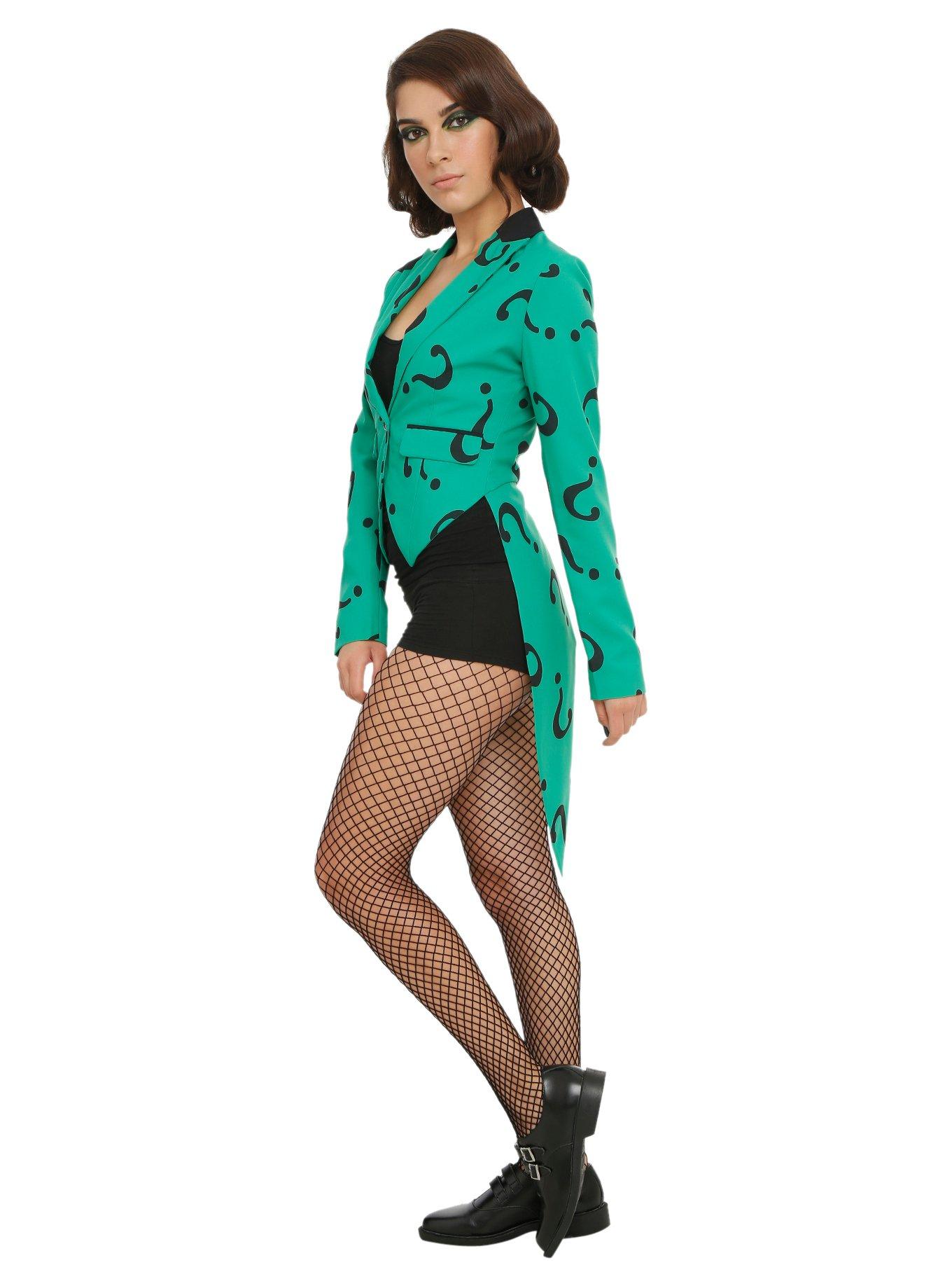 DC Comics Riddler Green Girls Jacket, , alternate