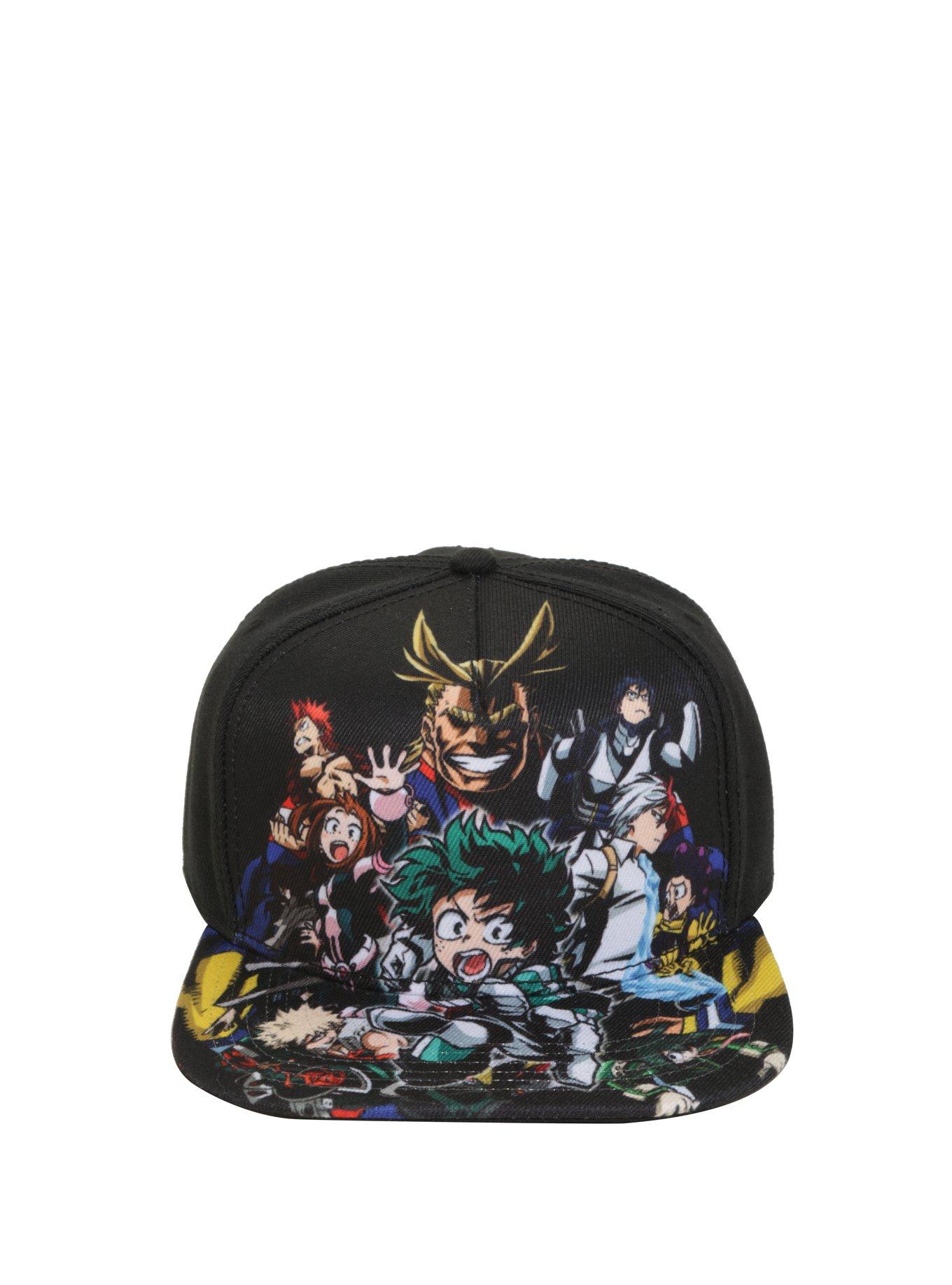 My Hero Academia Character Collage Snapback Hat, , alternate