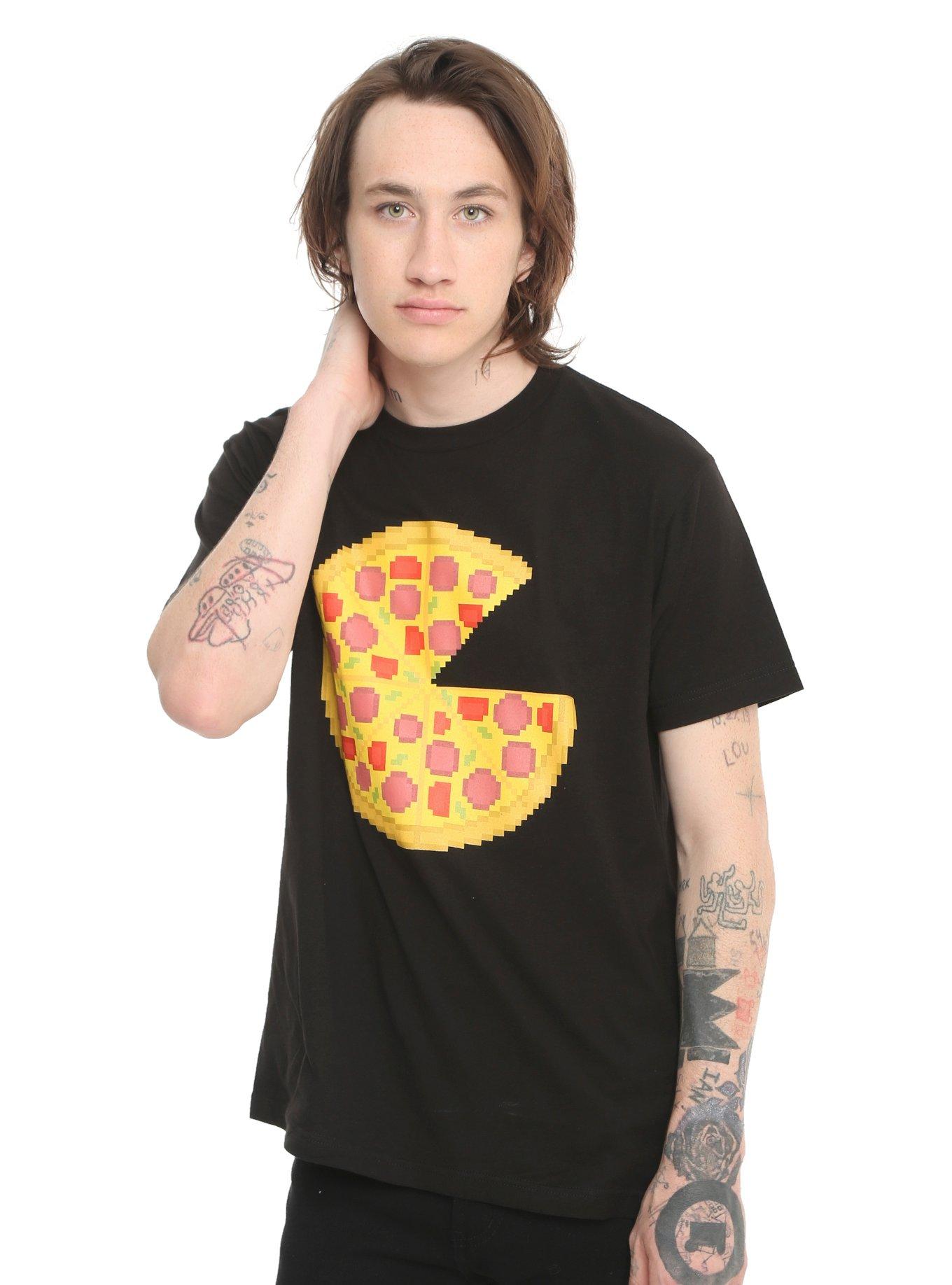 Pixel Pizza Slice Guys T-Shirt, , alternate