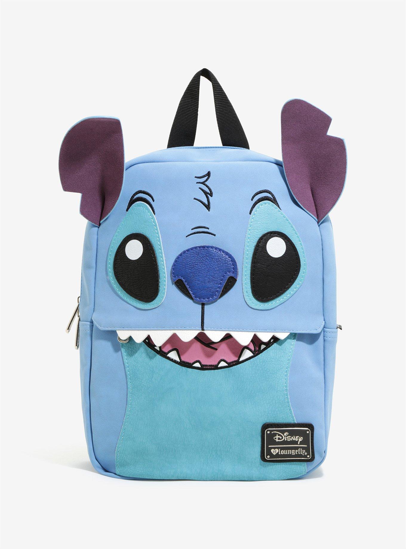 Loungefly Disney Lilo & Stitch Face Mini Backpack - BoxLunch Exclusive, , alternate