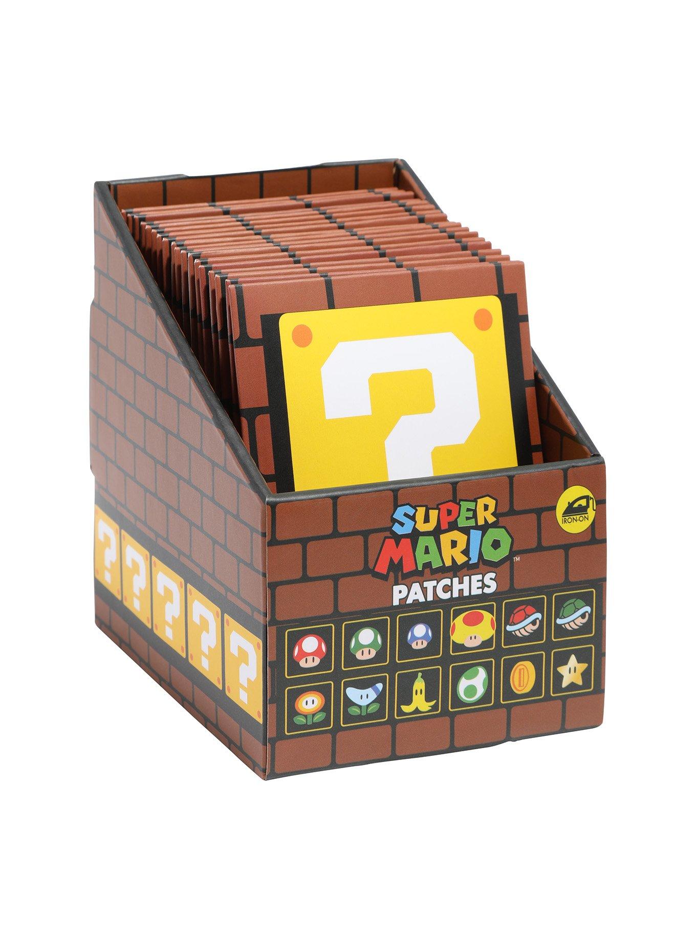 Nintendo Super Mario Icons Blind Box Iron-On Patch, , alternate