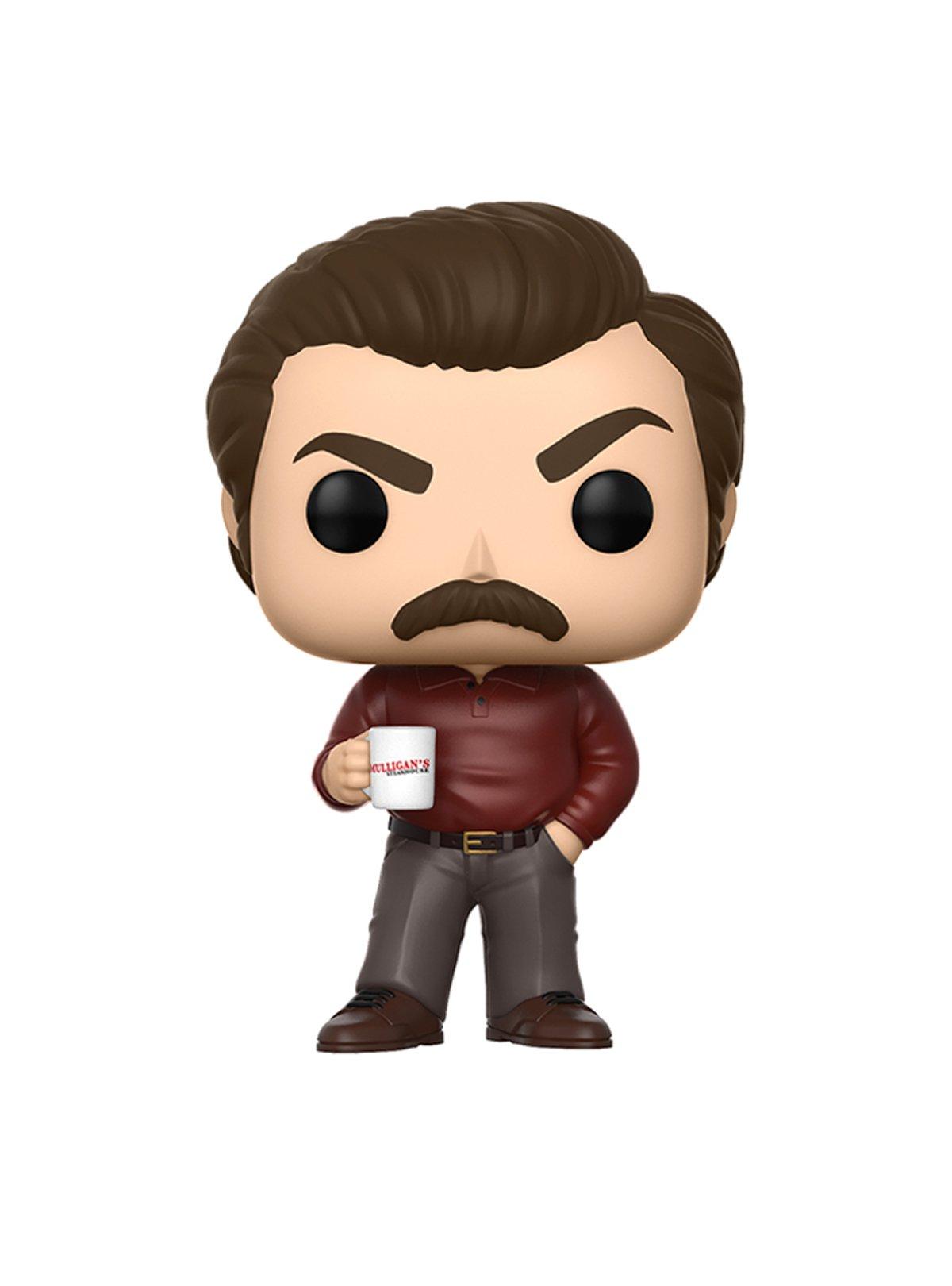 Funko Parks And Recreation Pop! Television Ron Swanson Vinyl Figure, , alternate
