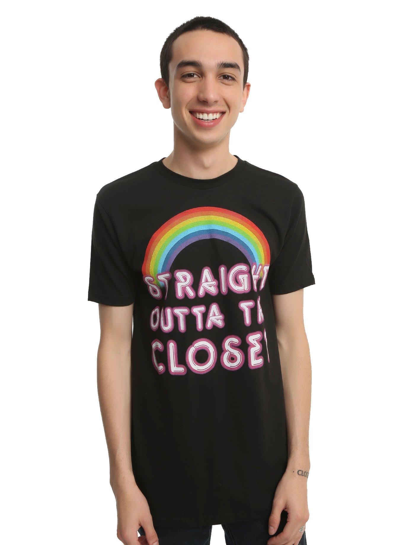 Drag Queen Merch Straight Outta The Closet T-Shirt, , alternate