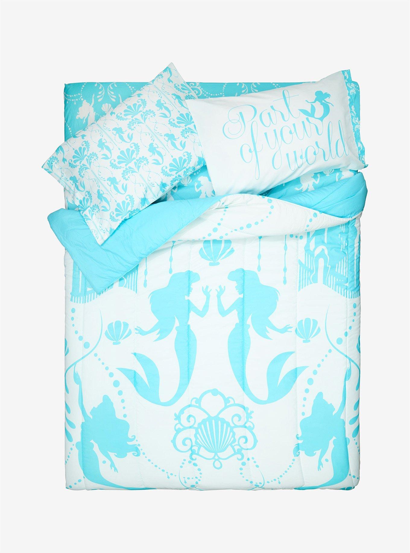 Disney The Little Mermaid Full/Queen Sheet Set, , alternate