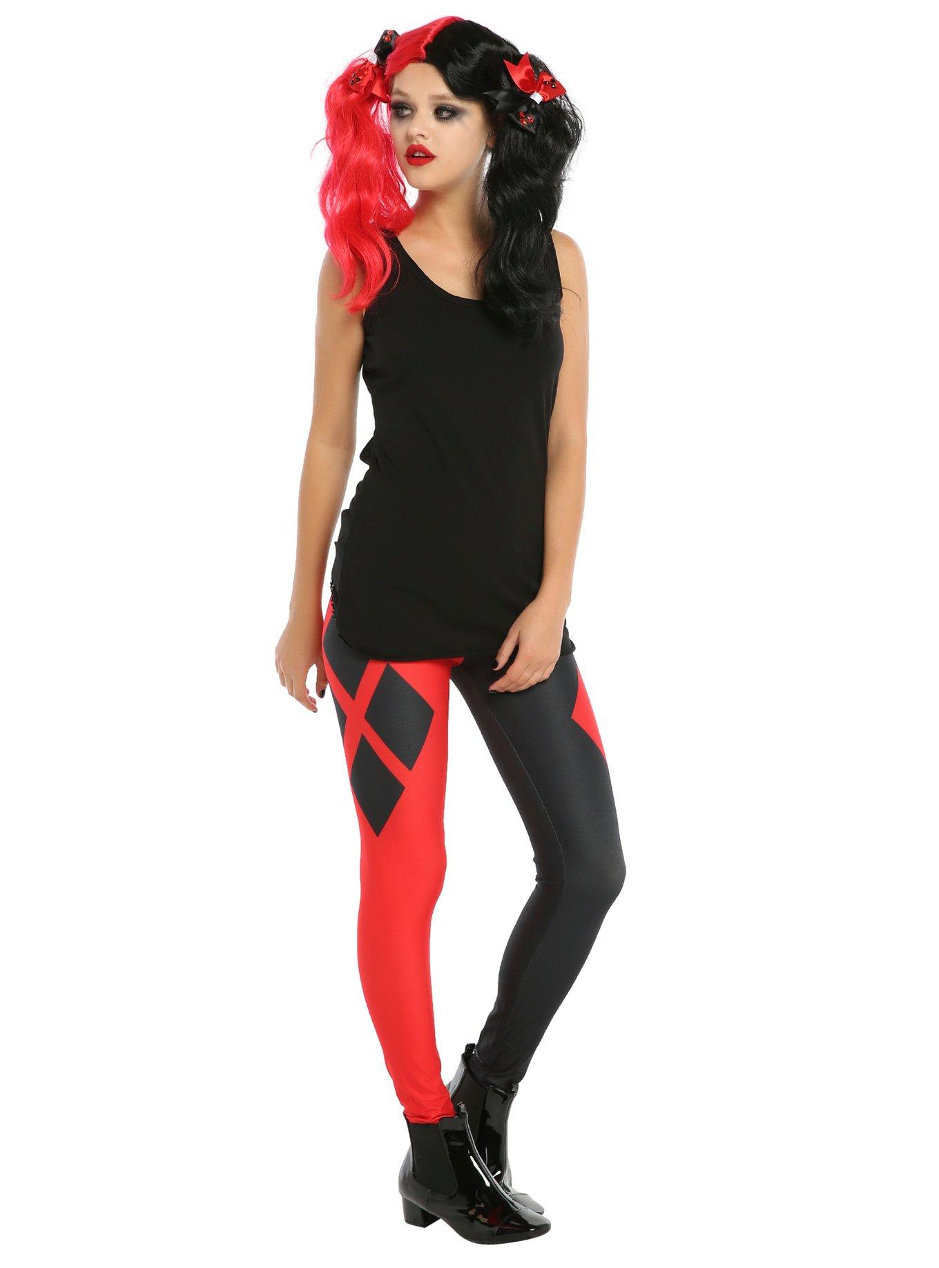 DC Comics Harley Quinn Cosplay Leggings, , alternate
