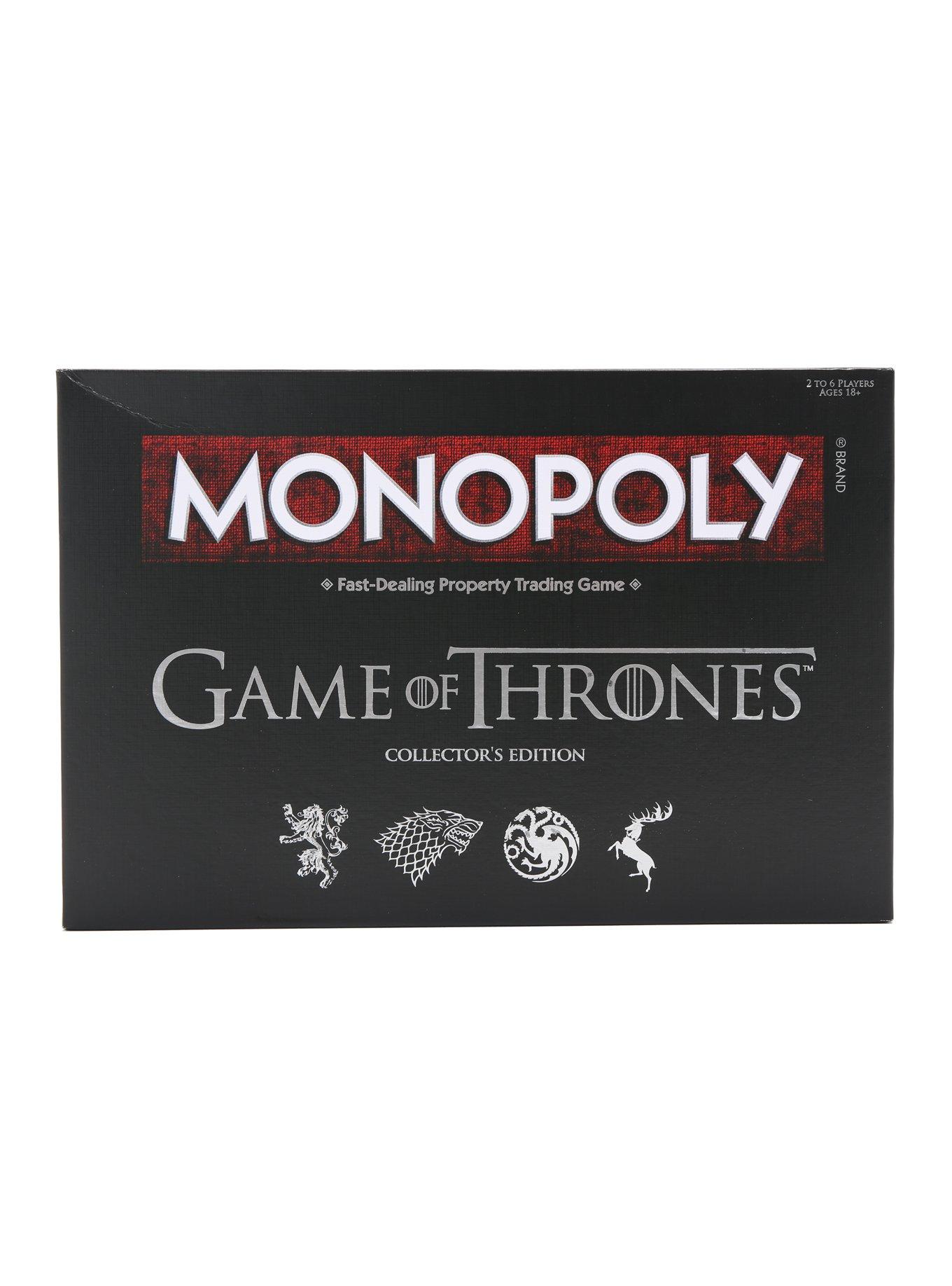 Game Of Thrones Collector's Edition Monopoly Board Game, , alternate