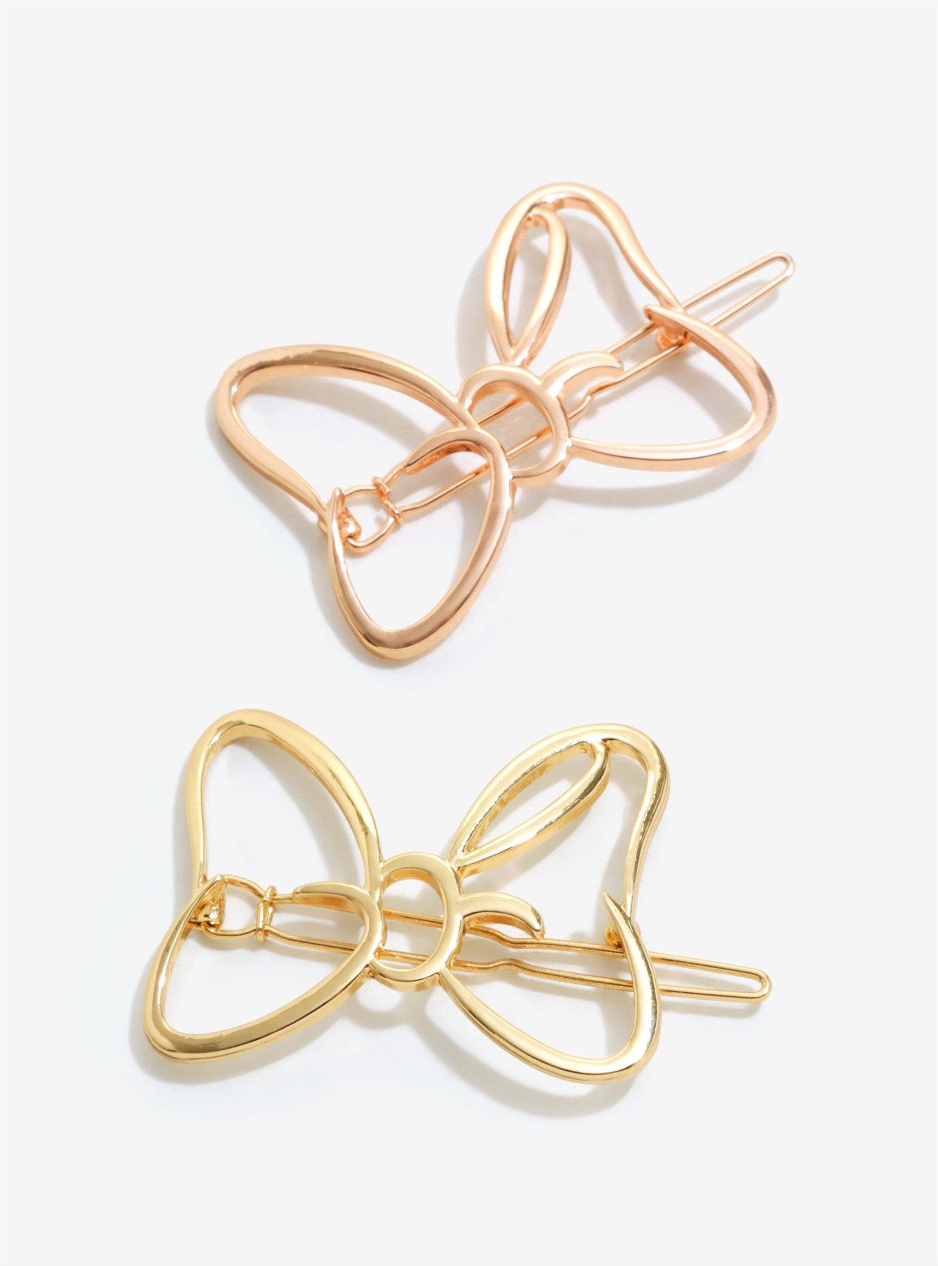 Love And Madness Disney Minnie Mouse Metal Hair Clip Set, , alternate