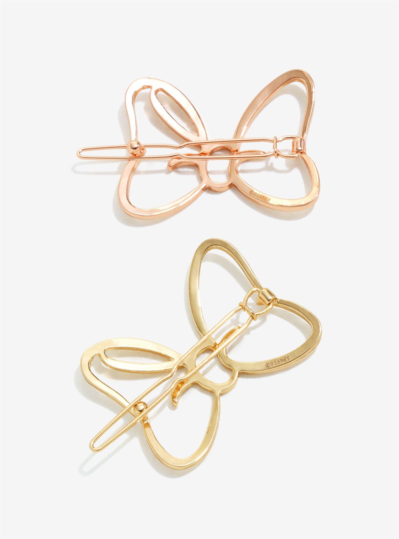 Love And Madness Disney Minnie Mouse Metal Hair Clip Set, , alternate