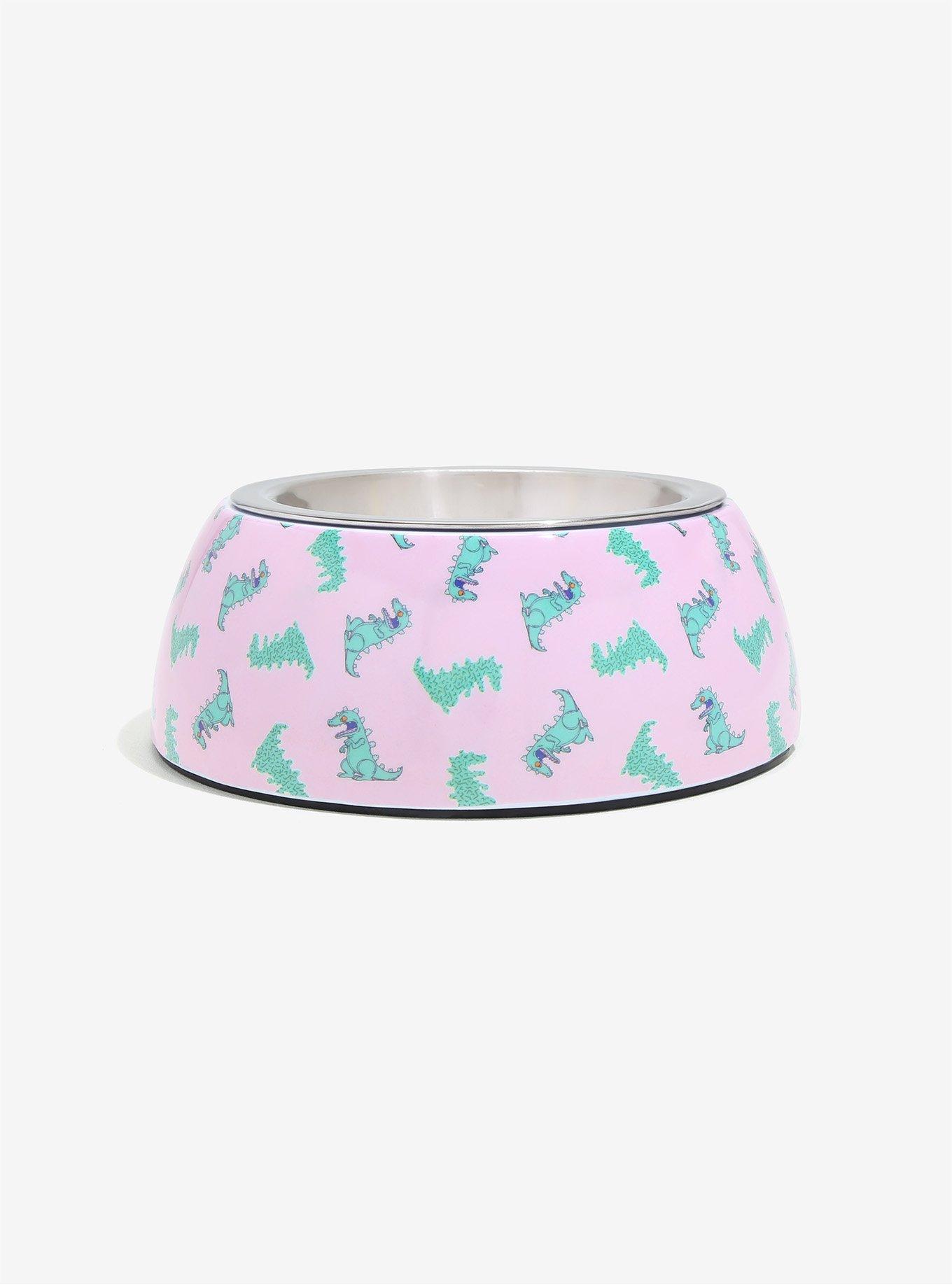 Rugrats Reptar Dog Bowl Set, , alternate