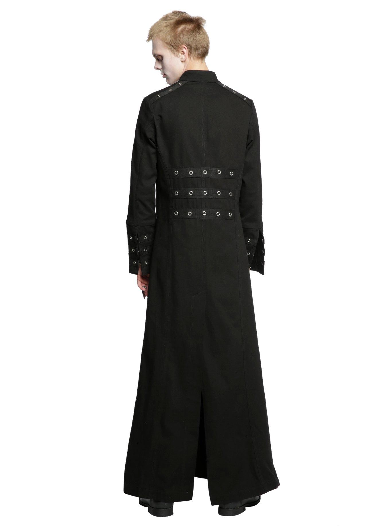 Tripp Black Metal Hardware Trench Coat, , alternate