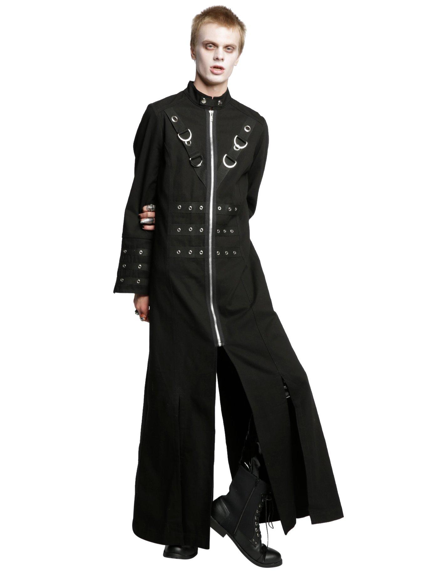 Tripp Black Metal Hardware Trench Coat, , alternate