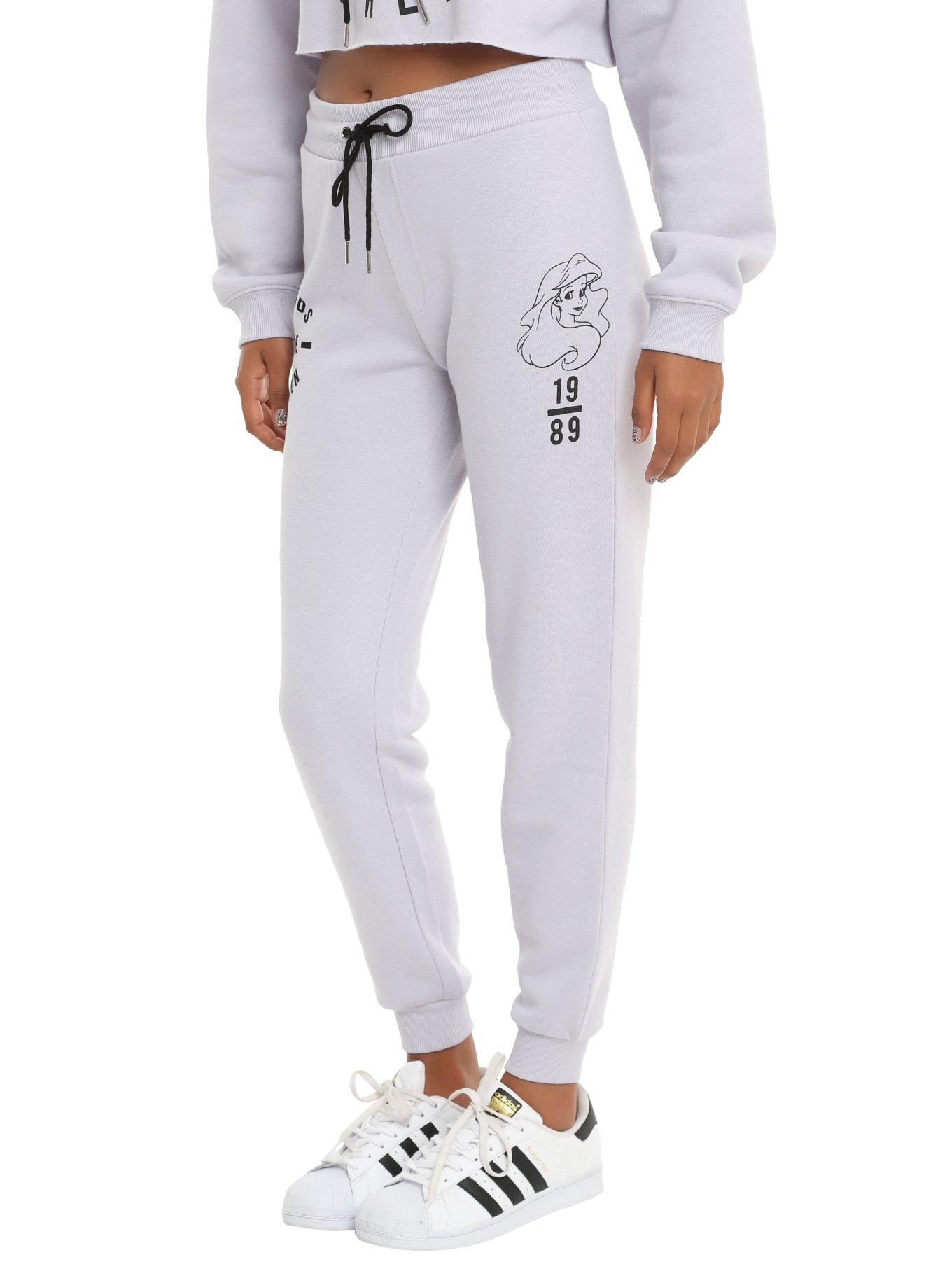 Disney The Little Mermaid Girls Jogger Pants, , alternate