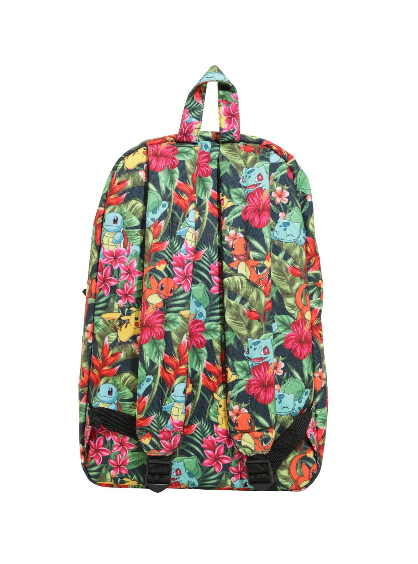 Loungefly Pokemon Starters Tropical Backpack, , alternate
