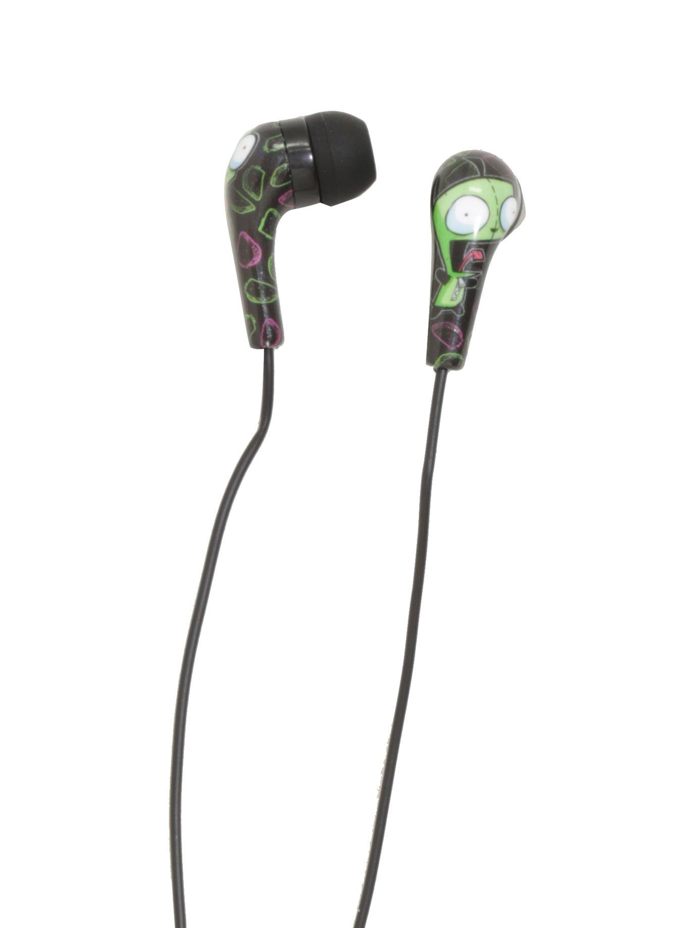 Invader Zim Gir Jump Yell Earbuds, , alternate