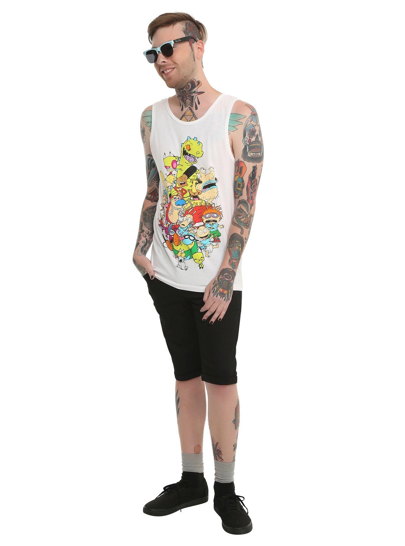 Nickelodeon Retro Characters Tank Top, , alternate