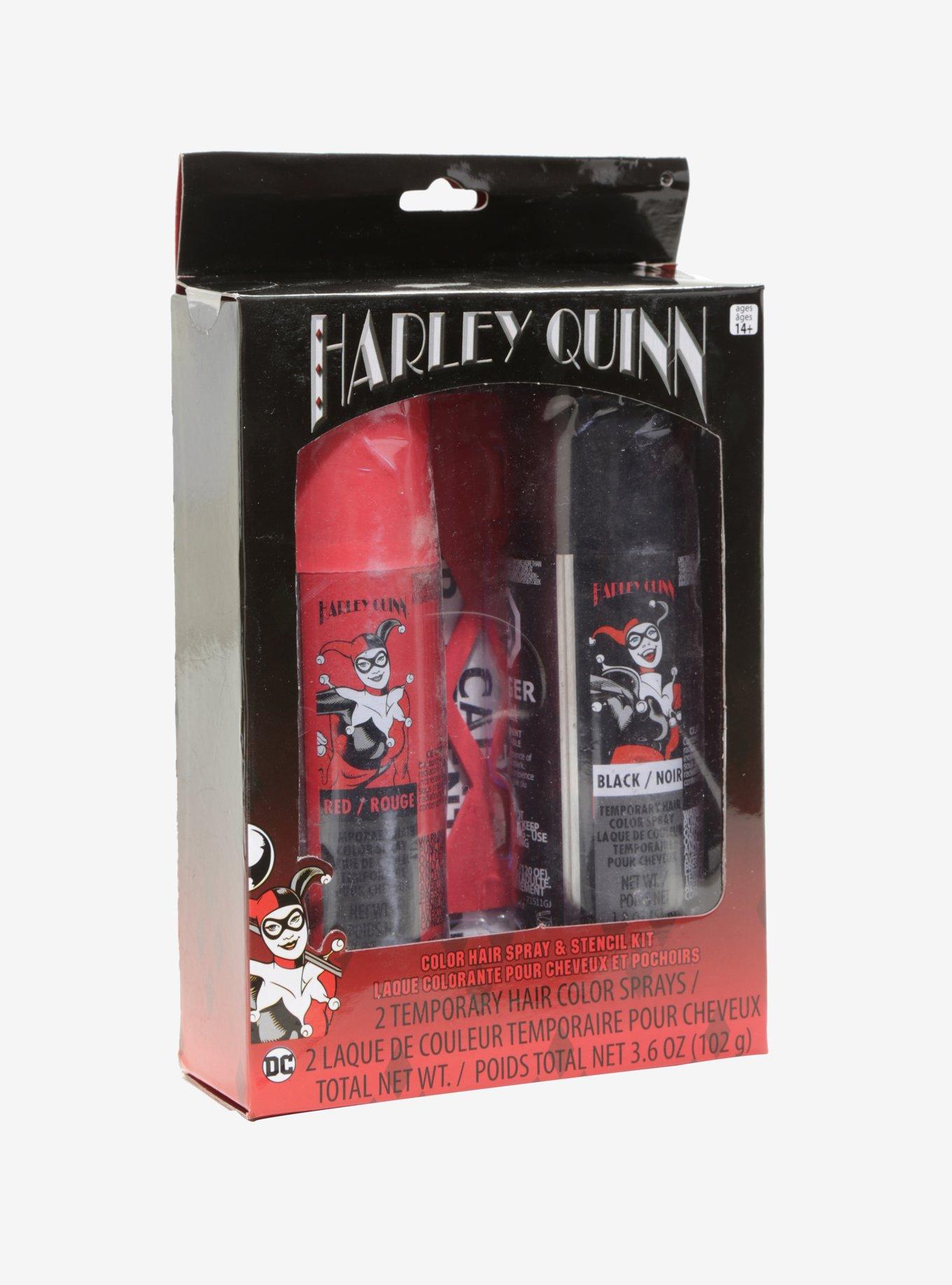 DC Comics Harley Quinn Temporary Hair Color Spray Set, , alternate