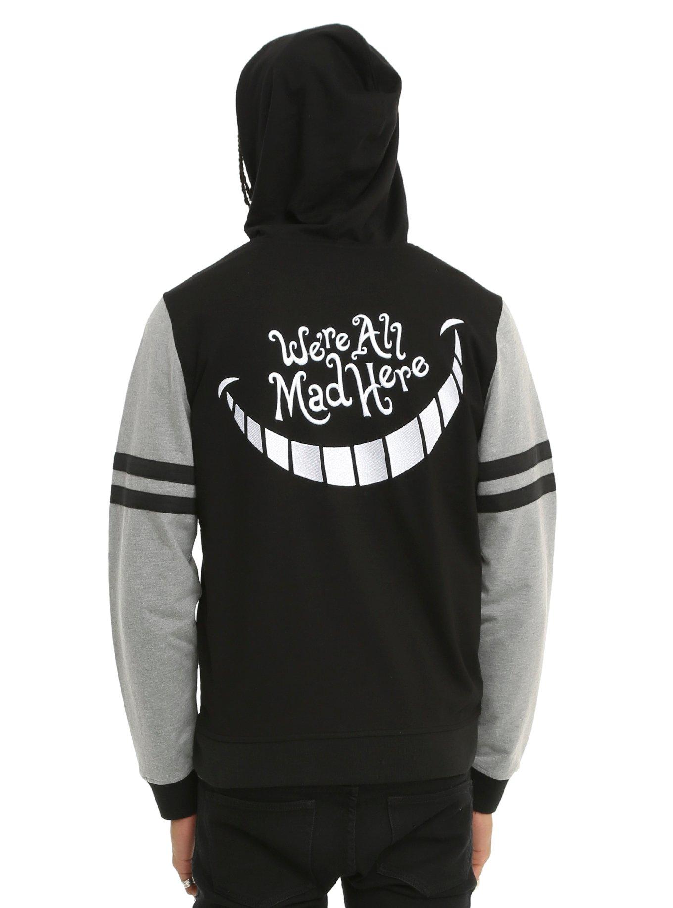 Disney Alice In Wonderland Cheshire Cat Stripe Hoodie, , alternate