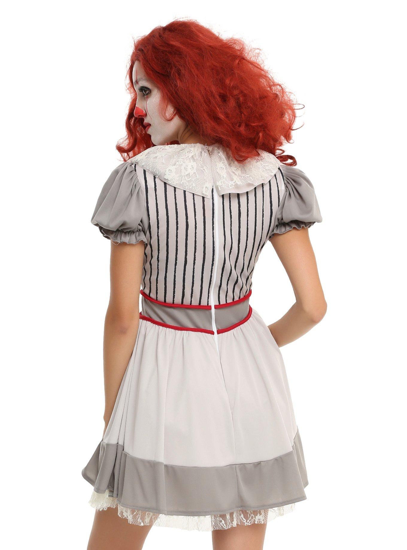 Scary Clown Costume Dress, , alternate