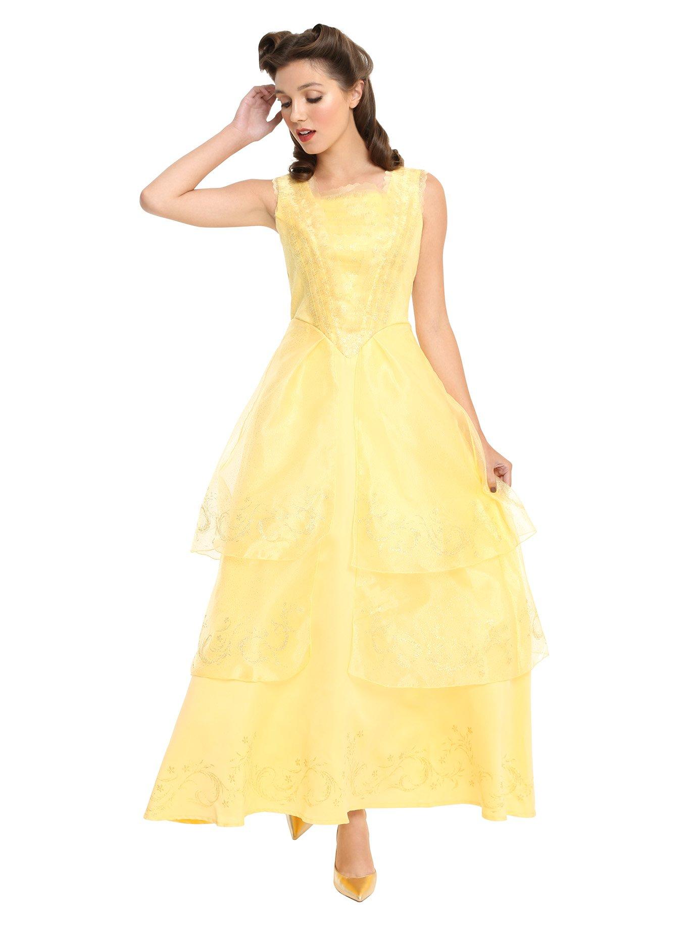 Disney Beauty And The Beast Belle Ball Gown Prestige Costume, , alternate