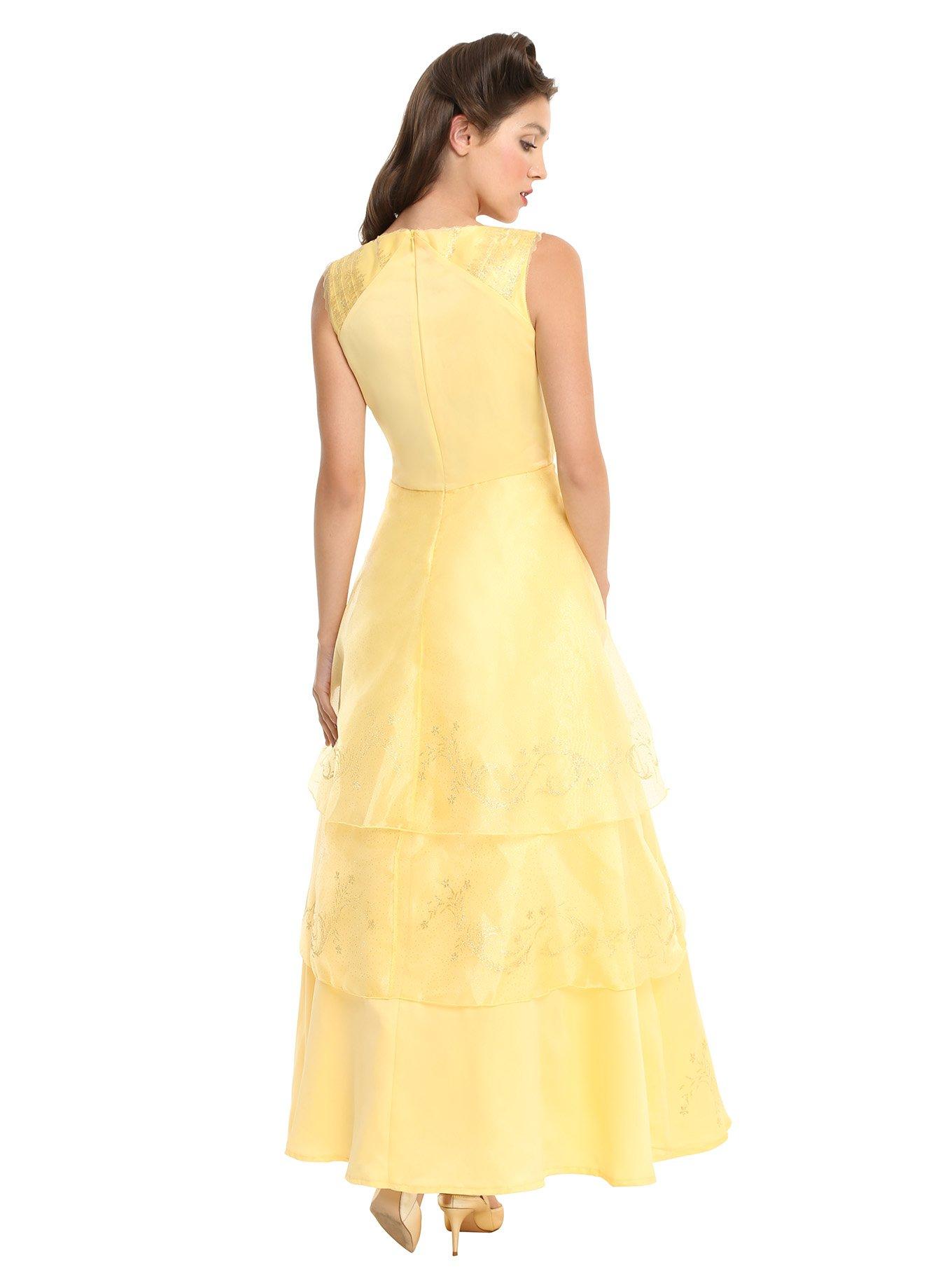 Disney Beauty And The Beast Belle Ball Gown Prestige Costume, , alternate