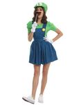 Super Mario Bros. Luigi Dress Costume, , alternate