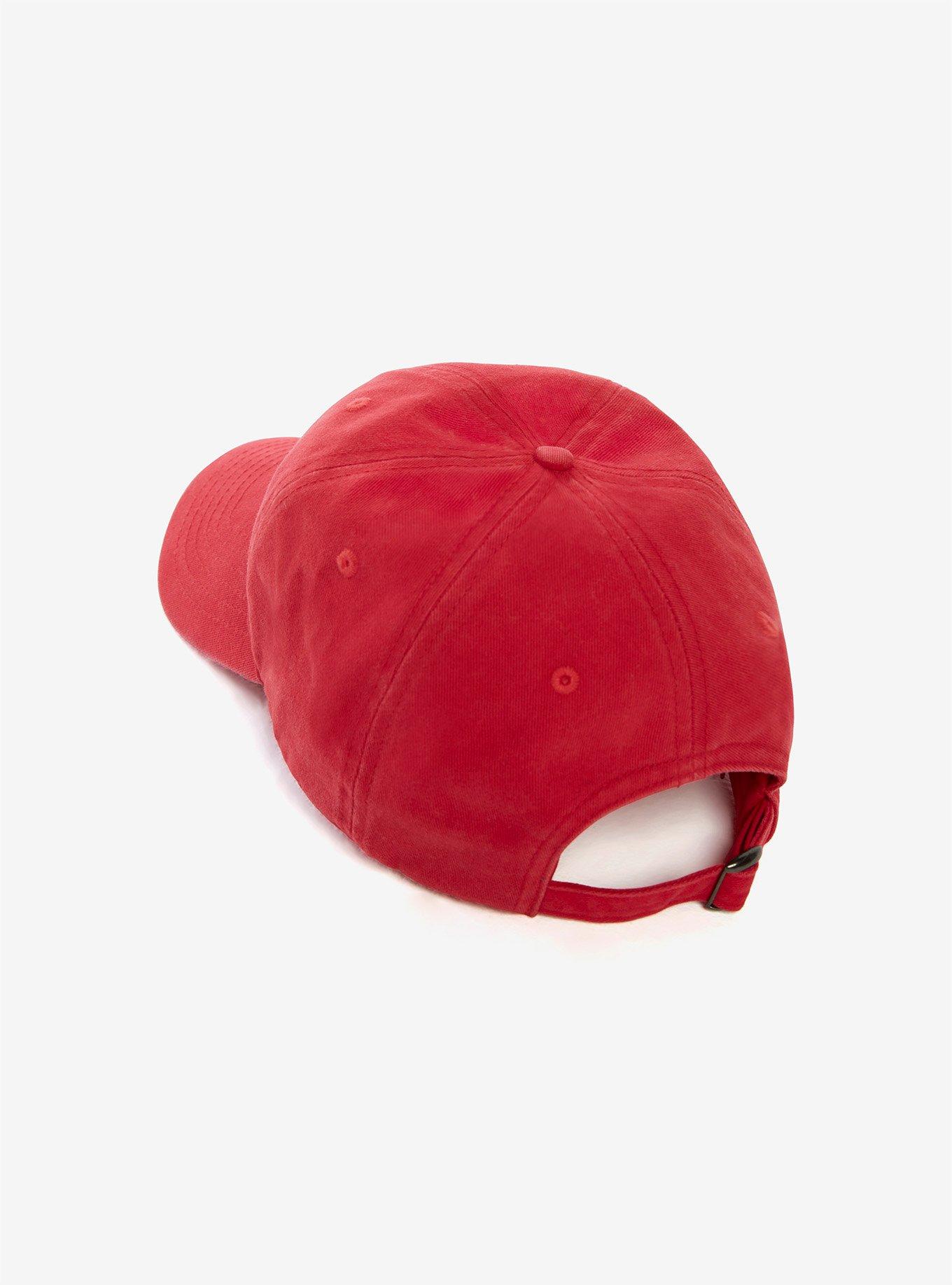 Wonder Woman Embroidered Red Baseball Cap, , alternate