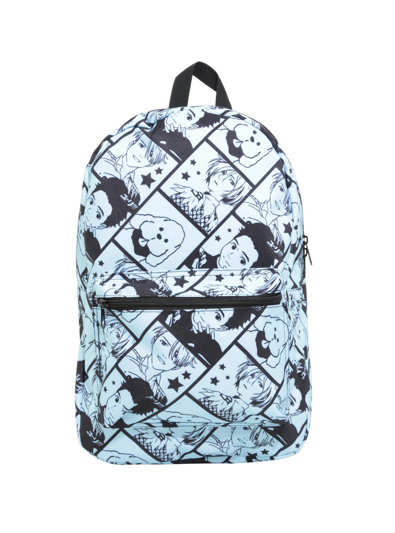 Yuri!!! On Ice Character Grid Backpack, , alternate