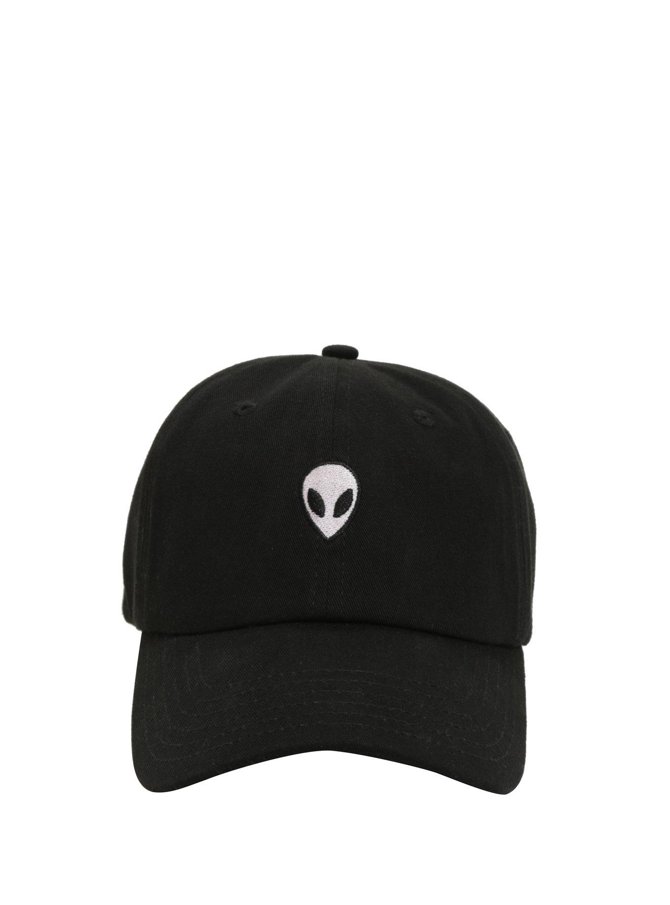 Pink Alien Dad Cap Black, , alternate