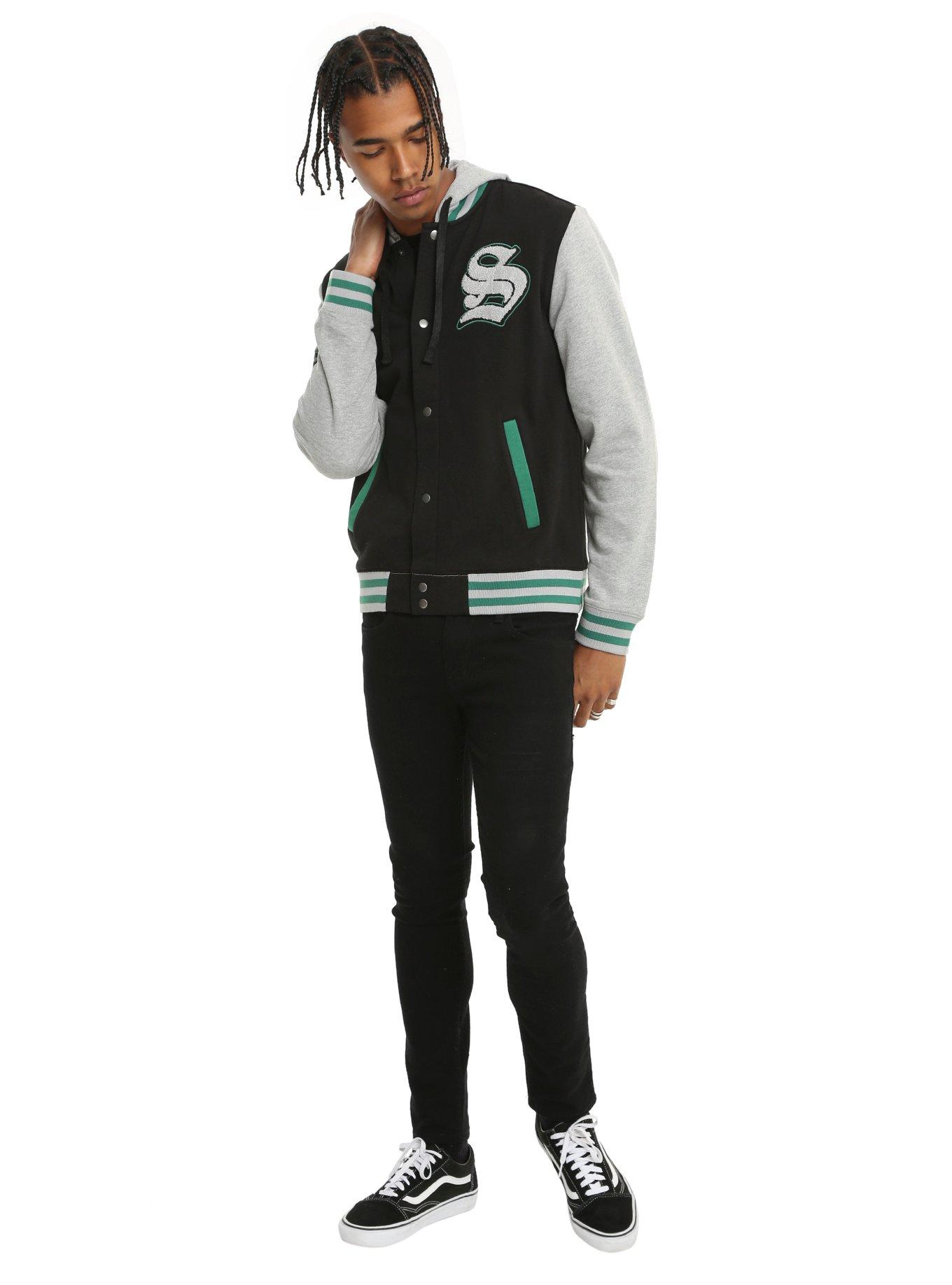 Hot topic slytherin varsity on sale jacket