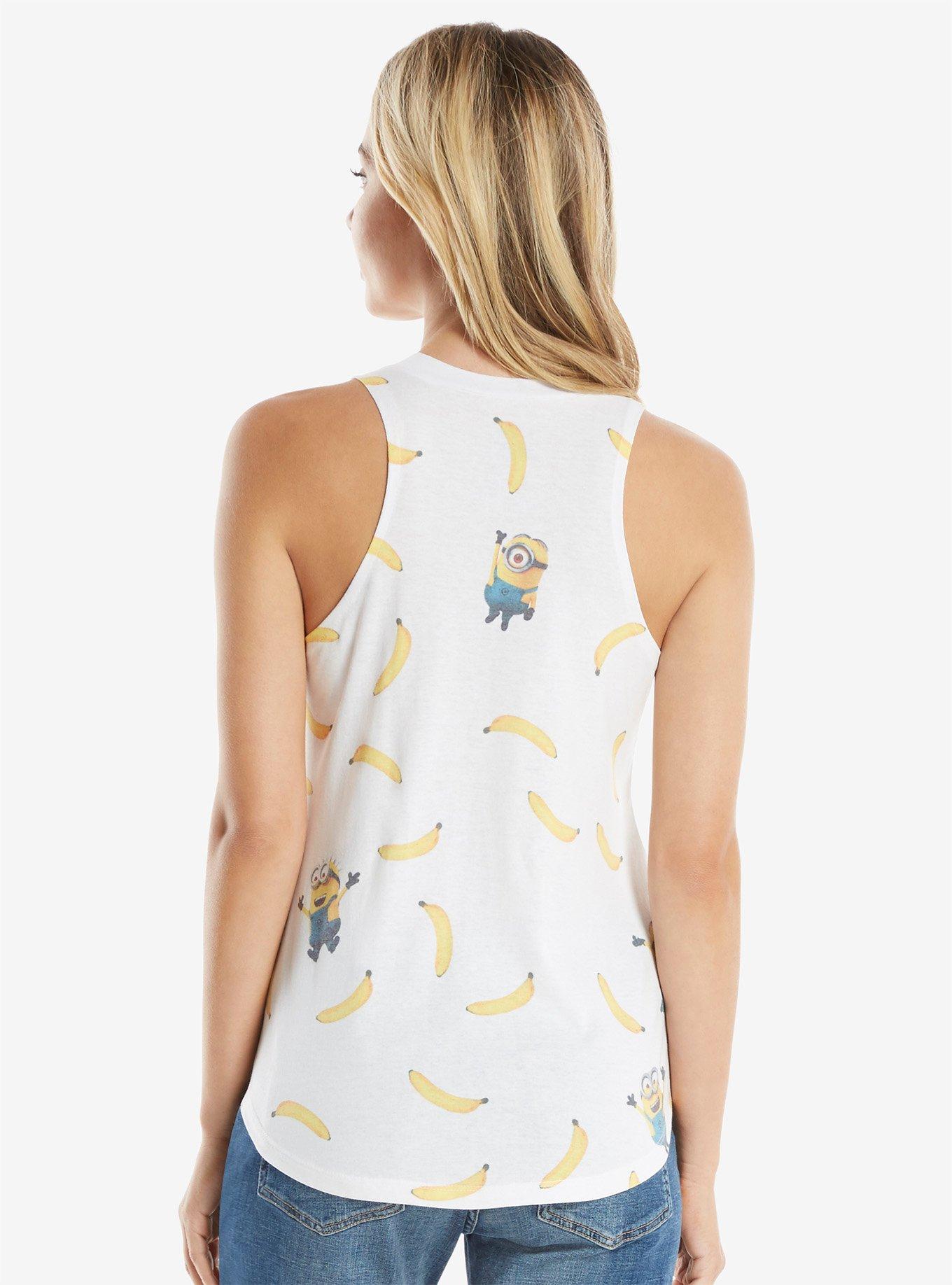 Despicable Me Minions And Bananas Womens Tank Top, , alternate - view 3