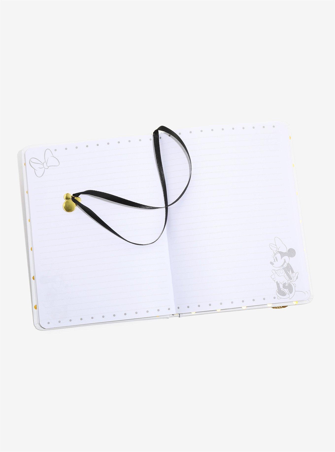 Disney Minnie Mouse Gold Polka Dot Journal - BoxLunch Exclusive, , alternate